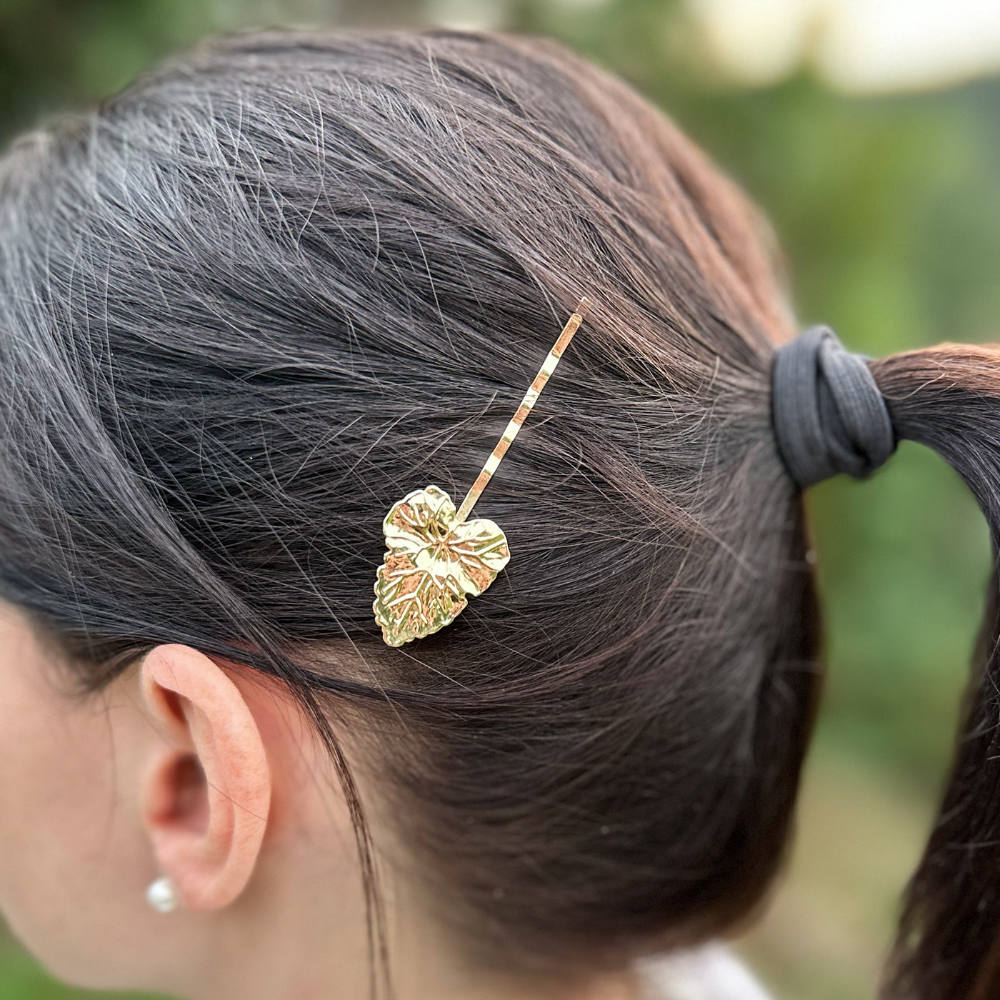 Haarspangen Goldene Blätter (2 Stück | 5cm) - HAARallerliebst