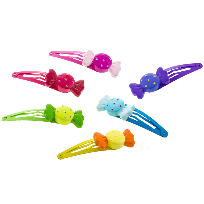 Haarspangen Bonbons Set (bunt | 6 Stück) - HAARallerliebst