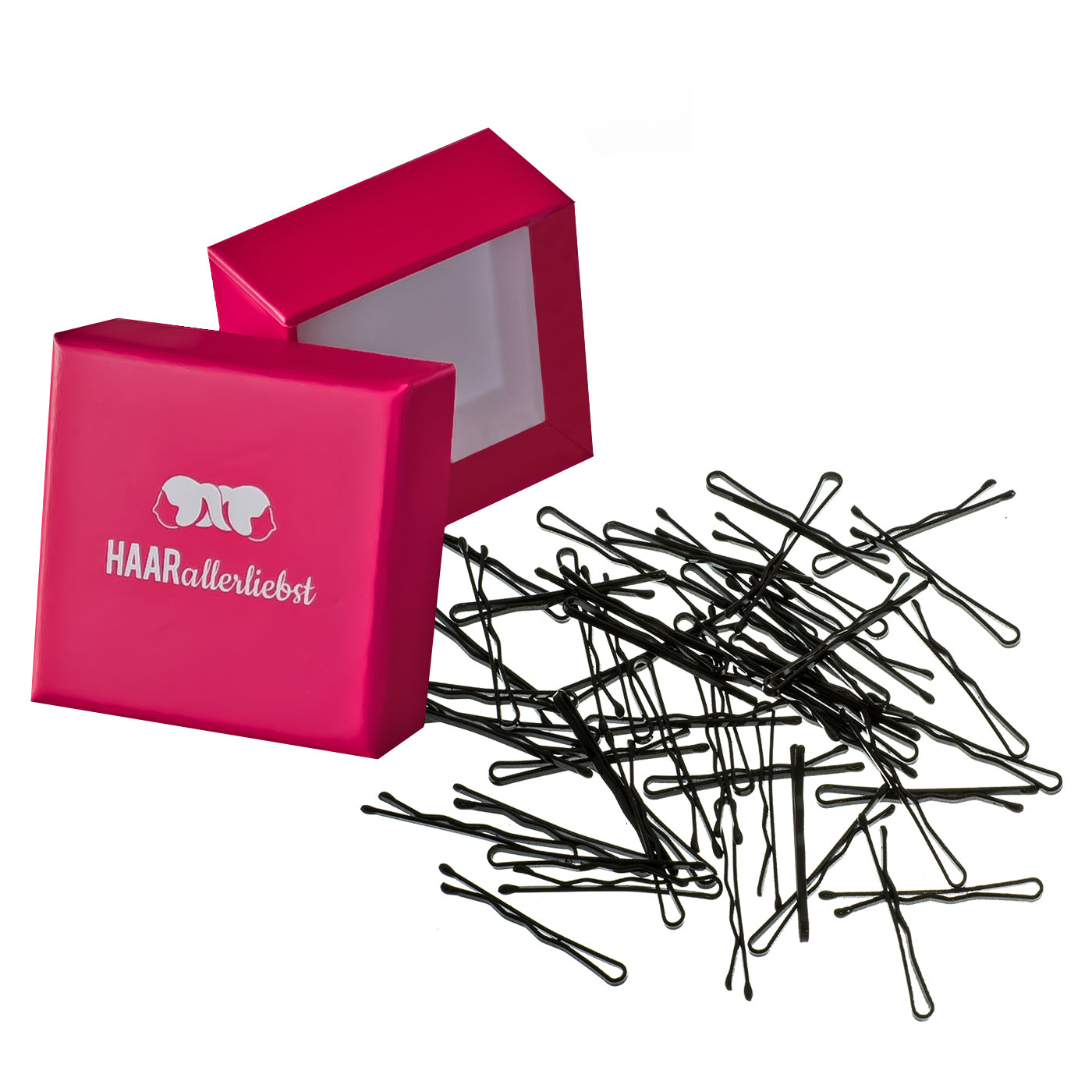 Bobby Pins mini (schwarz | 50 Stück | 34mm) - HAARallerliebst