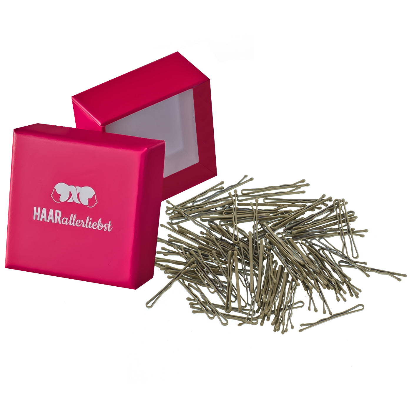 Bobby Pins mini (beige | 100 Stück | 34mm) - HAARallerliebst