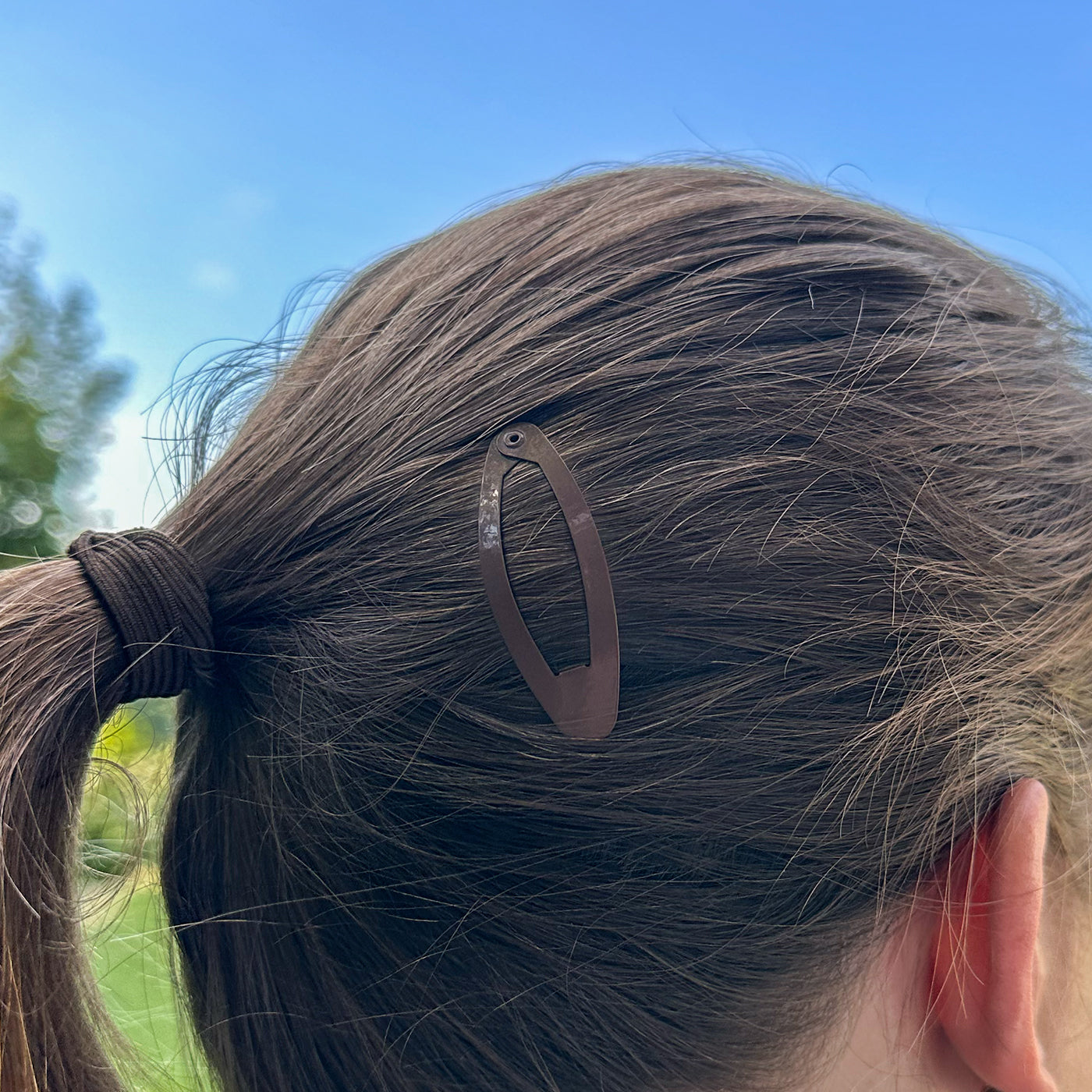 Haarspangen Oval (braun | 20 Stück | 5cm) - HAARallerliebst