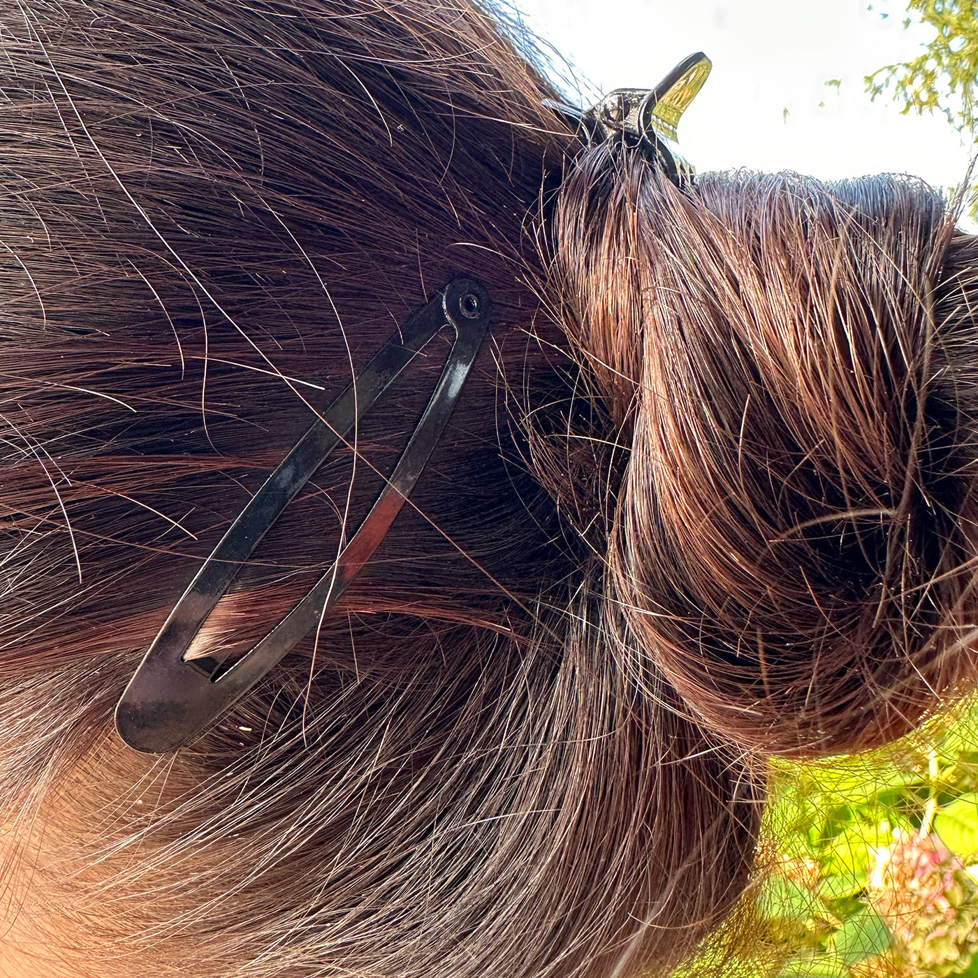 Haarspangen Oval (schwarz | 20 Stück | 58mm) - HAARallerliebst