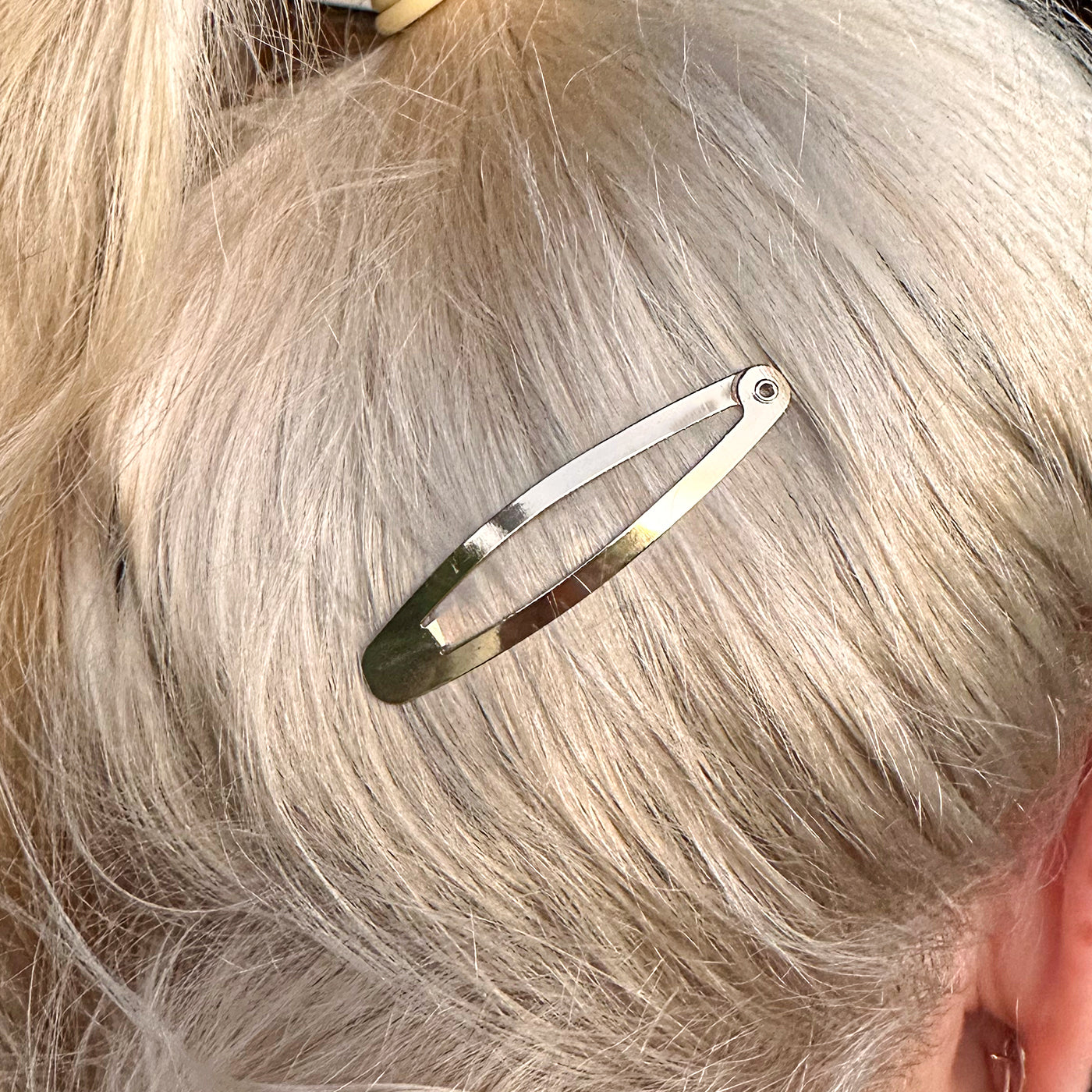 Haarspangen Oval (gold glänzend | 10 Stück | 6cm) - HAARallerliebst