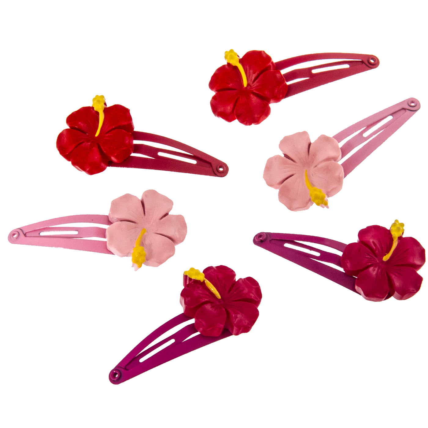 Blumen Haarspange Orchidee (rosa rot | 6 Stück) - HAARallerliebst