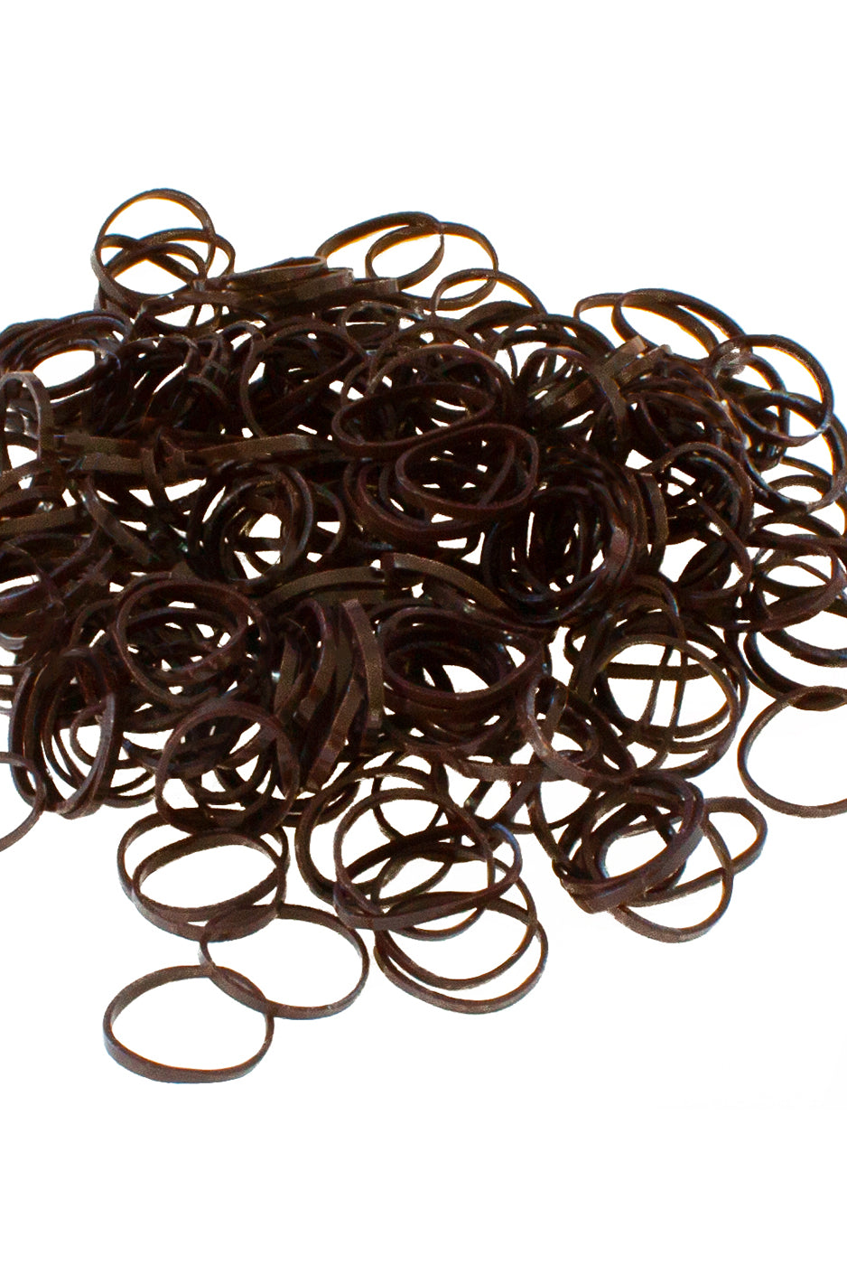 Haargummis mini klein (250 Stück | dunkelbraun | 1cm) - HAARallerliebst