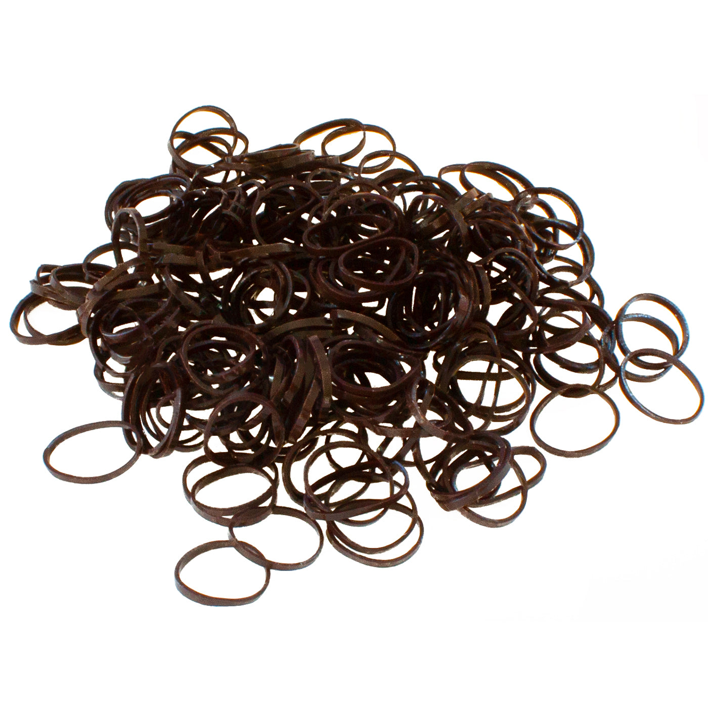 Haargummis mini klein (250 Stück | dunkelbraun | 1cm) - HAARallerliebst