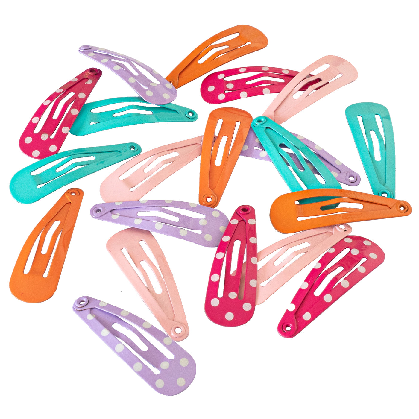 Mini Haarspangen für feines Haar (bunt | 20 Stück | 30mm) - HAARallerliebst