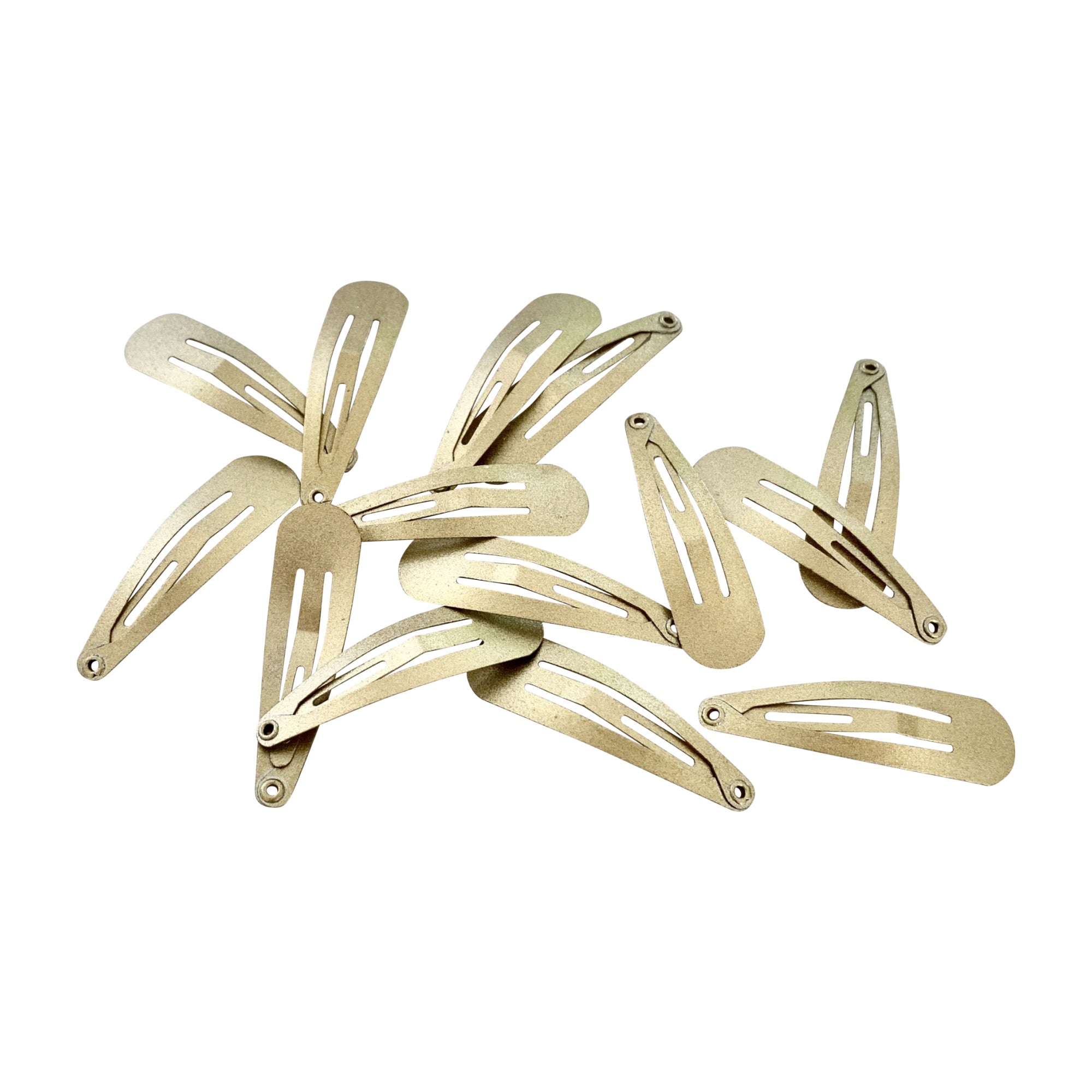 Haarspangen gold (schimmernd | 14 Stück | 3,9cm) - HAARallerliebst