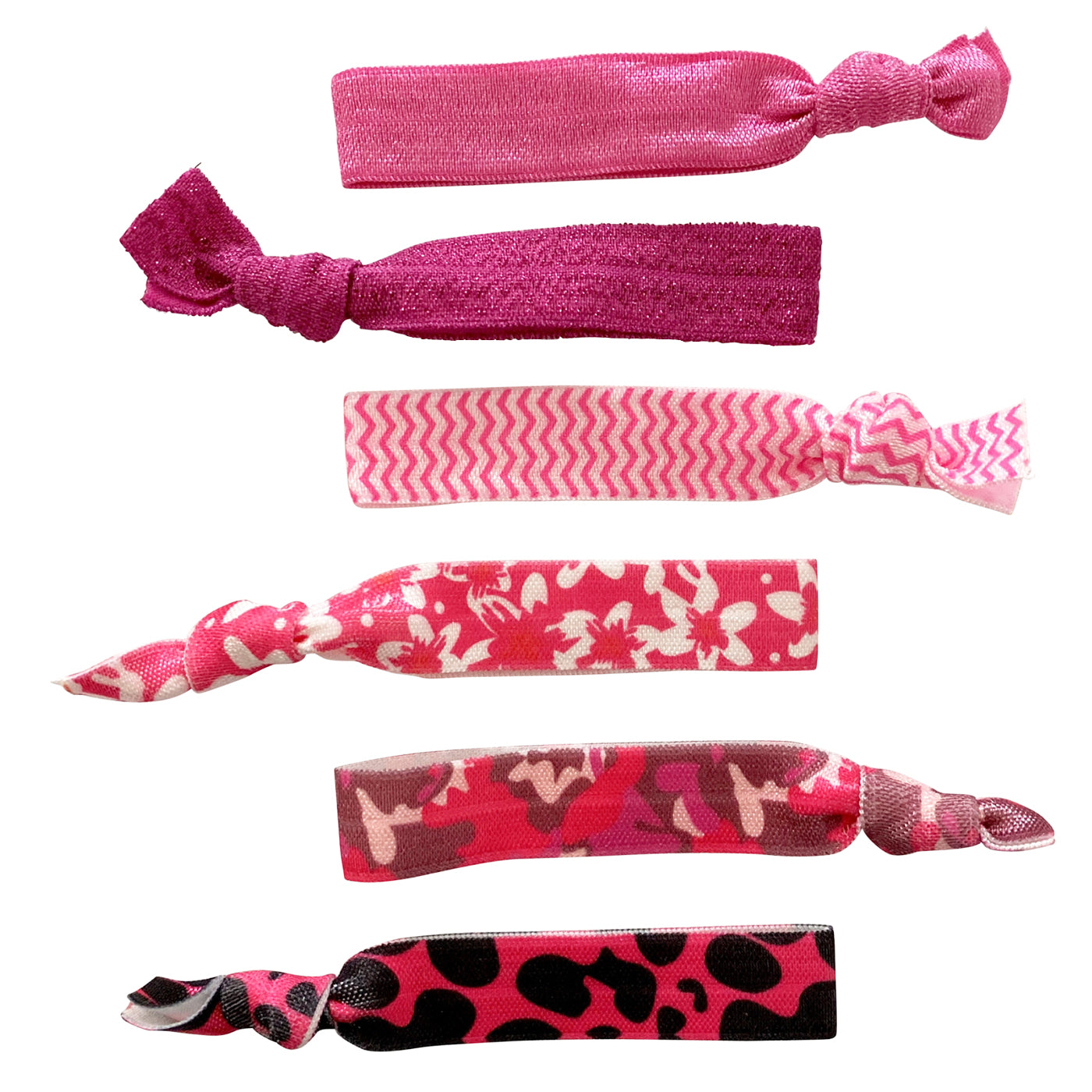 Haargummis Armbänder (pink | 6 Stück) - HAARallerliebst
