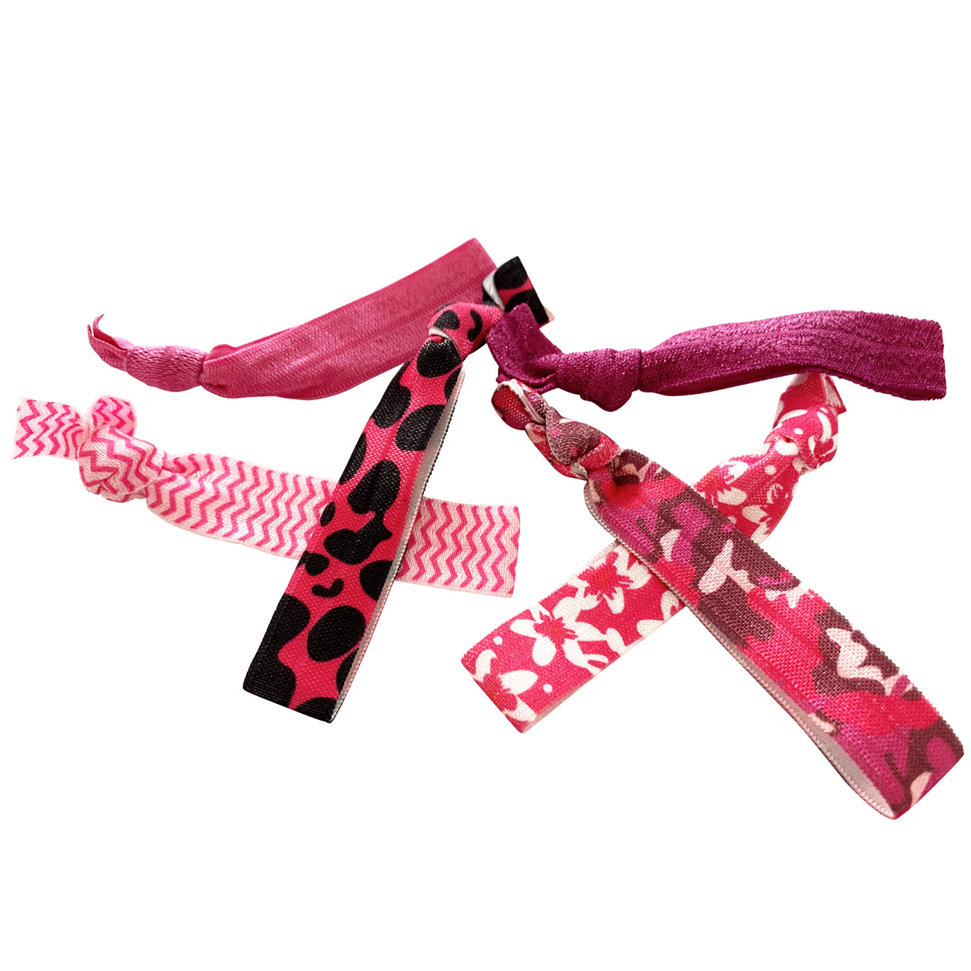 Haargummi und Armband (pink | 6 Stück) - HAARallerliebst