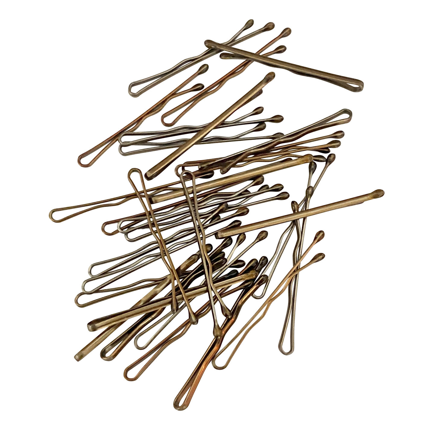 Bobby Pins mini (dunkel gold | 50 Stück | 34mm) - HAARallerliebst