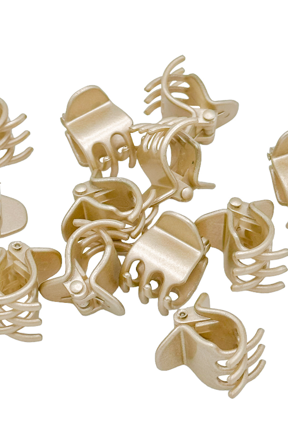 Haarklammer klein (gold schimmernd | 12 Stück | 2cm) - HAARallerliebst