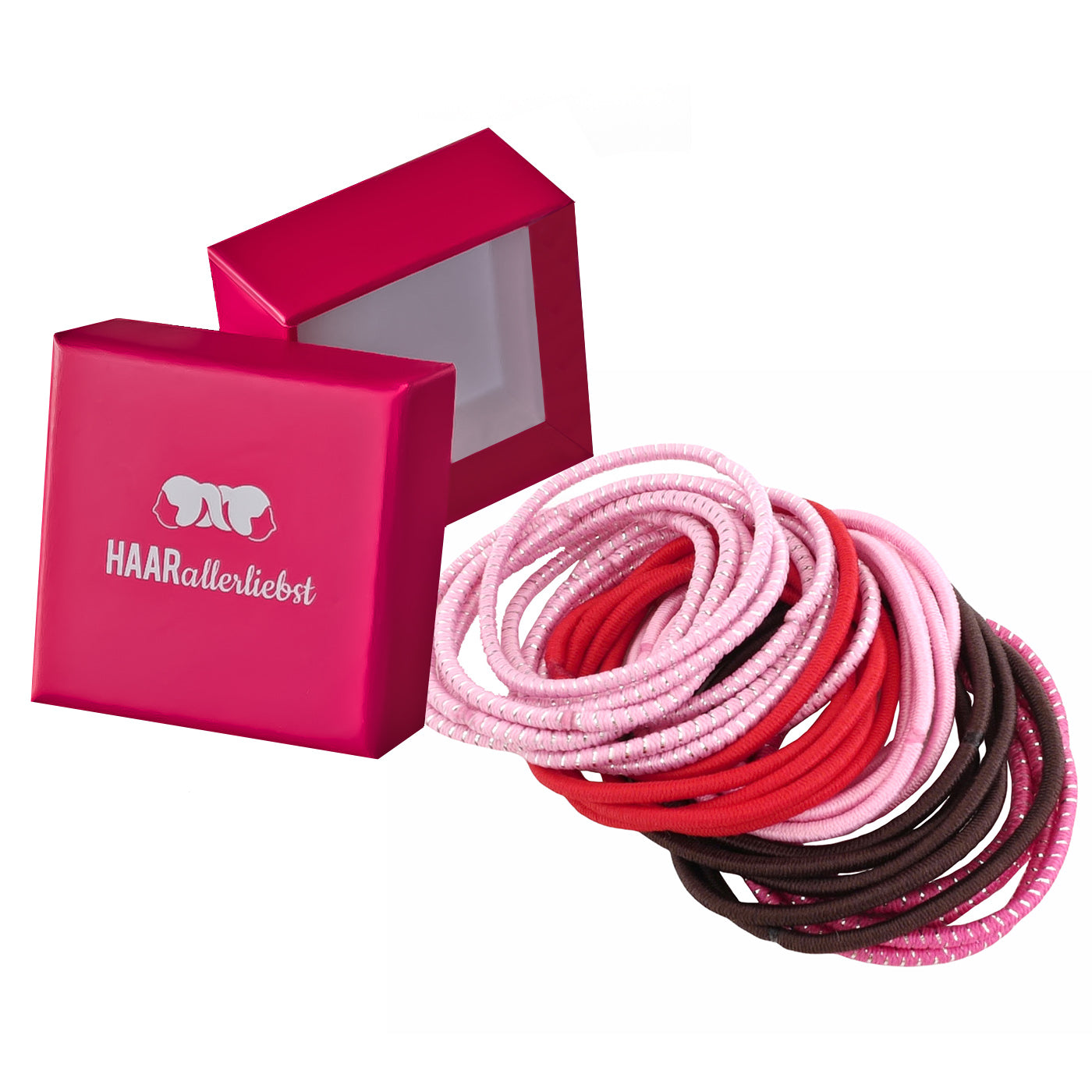 Haargummis dünn (bunt | 30 Stück | 4cm) - HAARallerliebst