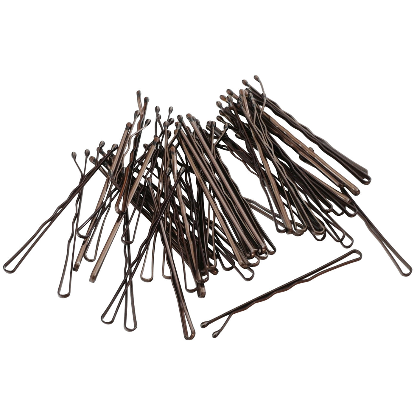 Bobby Pins (dunkelbraun glänzend | 50 Stück | 5cm) - HAARallerliebst