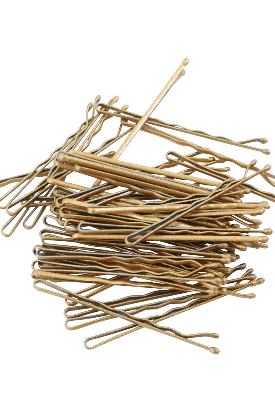 Bobby Pins (gold glitzernd | 50 Stück | 5cm) - HAARallerliebst