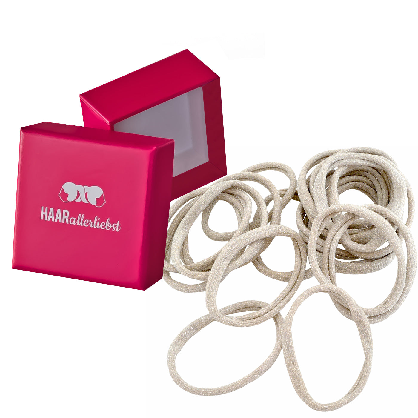 Haargummis weich (gold | 20 Stück | 5cm) - HAARallerliebst