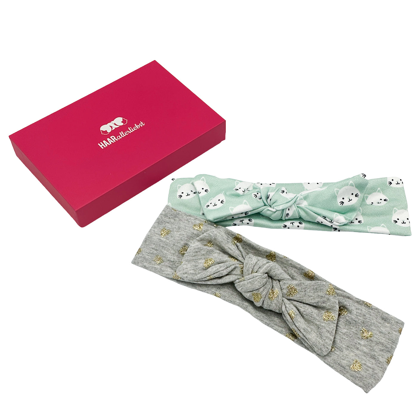 Haarbänder (grau mintgrün | 36cm) - HAARallerliebst