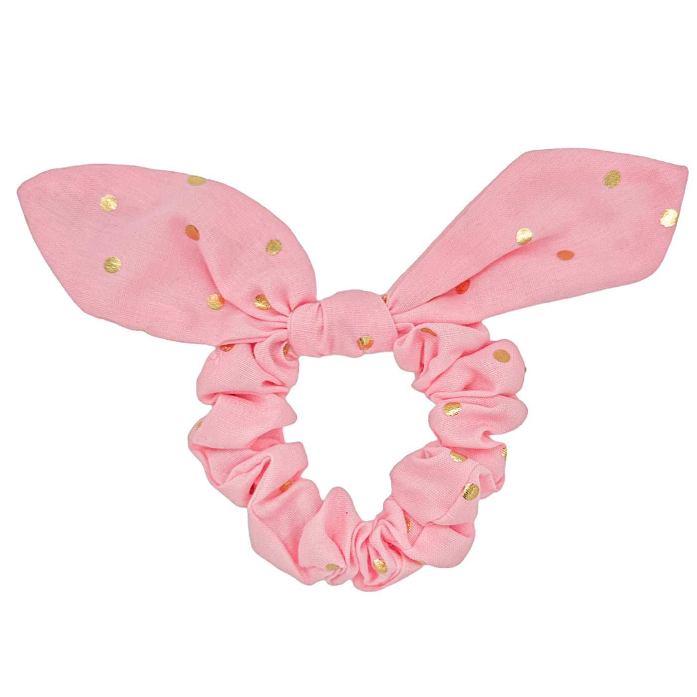 Haargummi Set Scrunchies (schwarz rosa gold | 2 Stück) rosa - HAARallerliebst