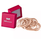 Haargummis (beige | 30 Stück | 1,5mm dünn) - HAARallerliebst