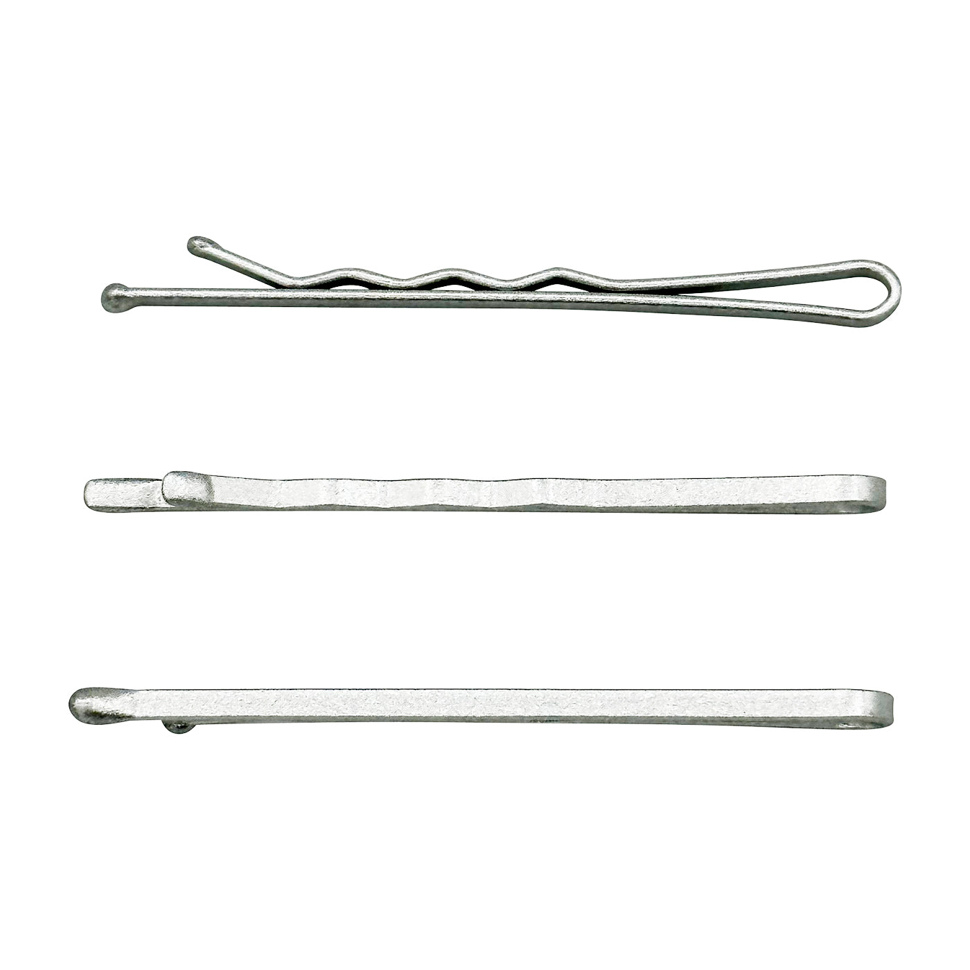 Bobby Pins (silber schimmernd | 100 Stück | 50mm) - HAARallerliebst