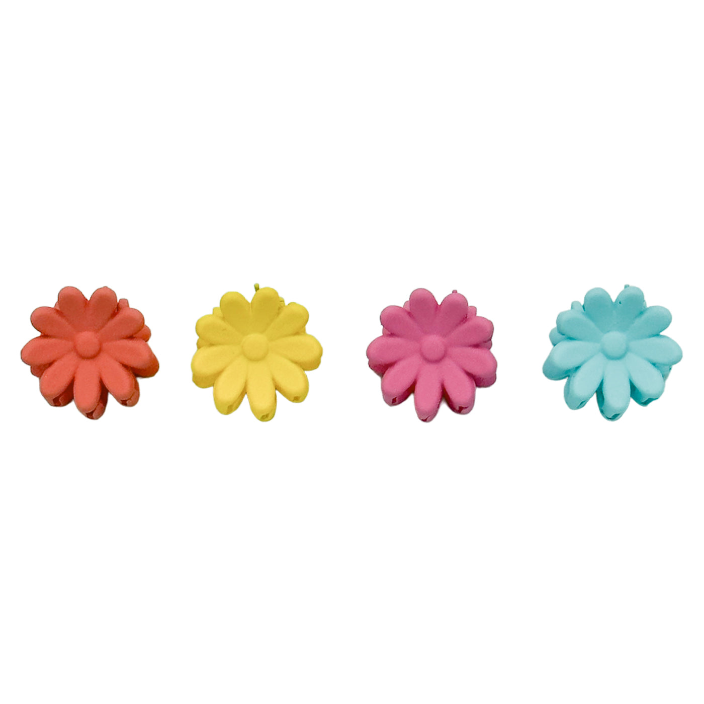 Haarclips Set Blumen (bunt | 12 Stück) - HAARallerliebst