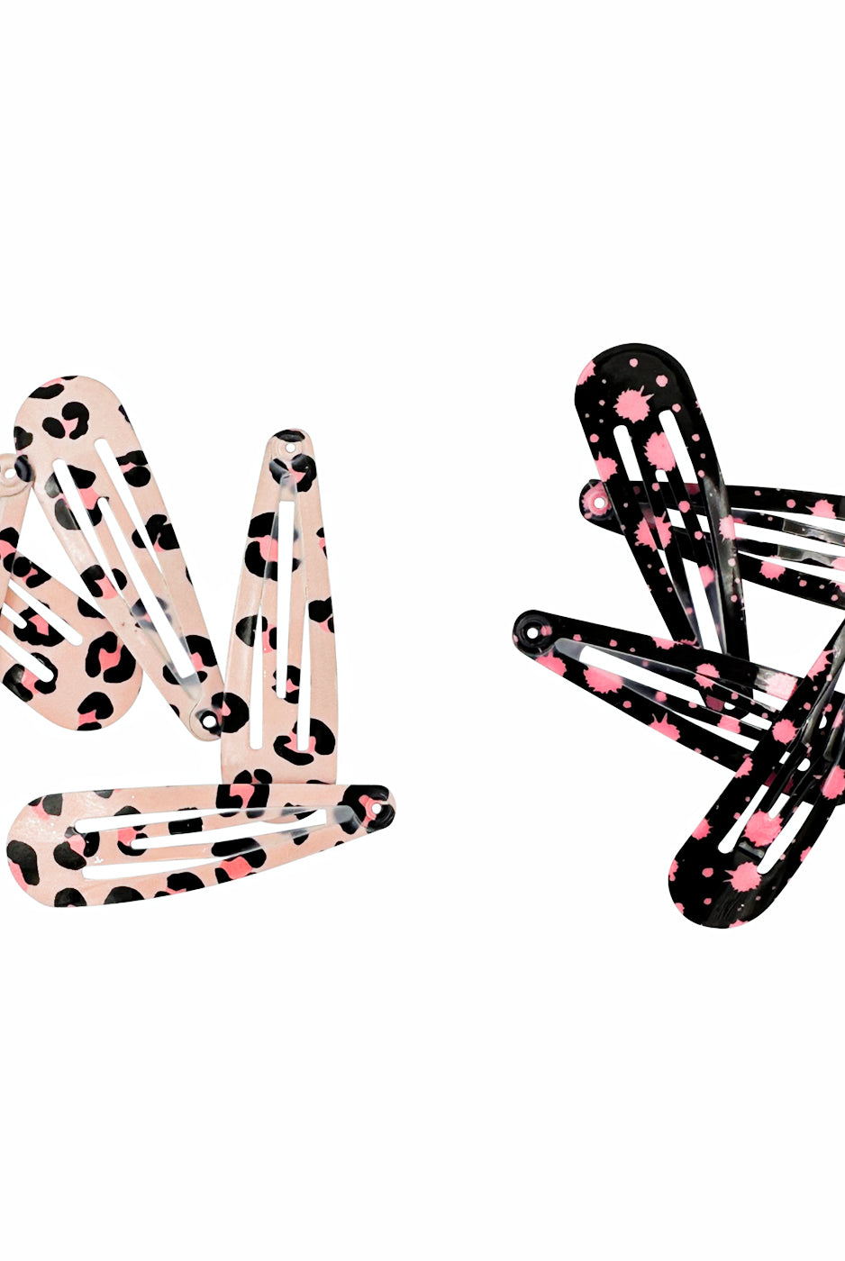 Haarspangen (Leoprint Glitzer | 20 Stück | 5cm) - HAARallerliebst