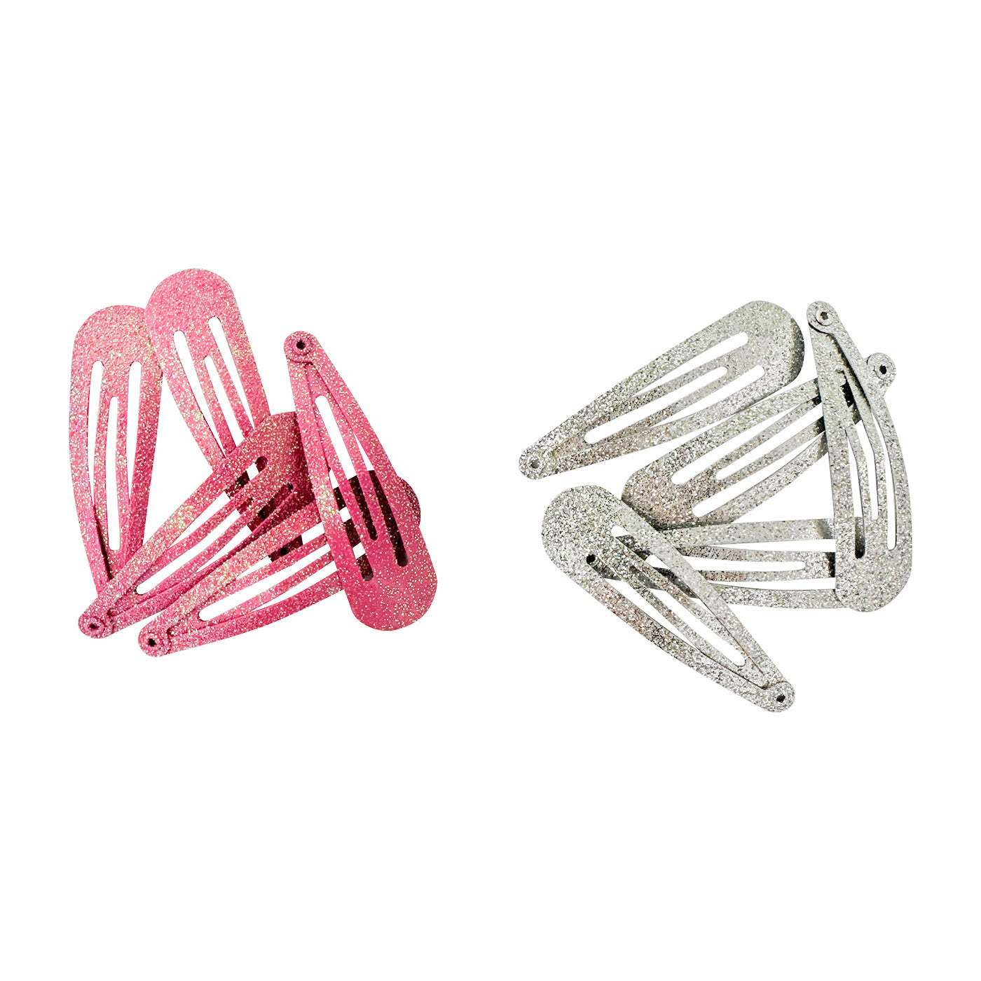 Haarspangen (Leoprint Glitzer | 20 Stück | 5cm) - HAARallerliebst