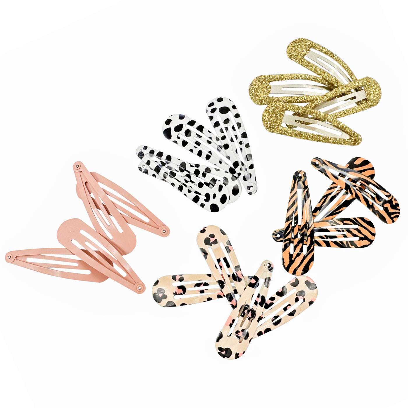 Haarspangen (Animal Gold | 20 Stück | 5cm) - HAARallerliebst