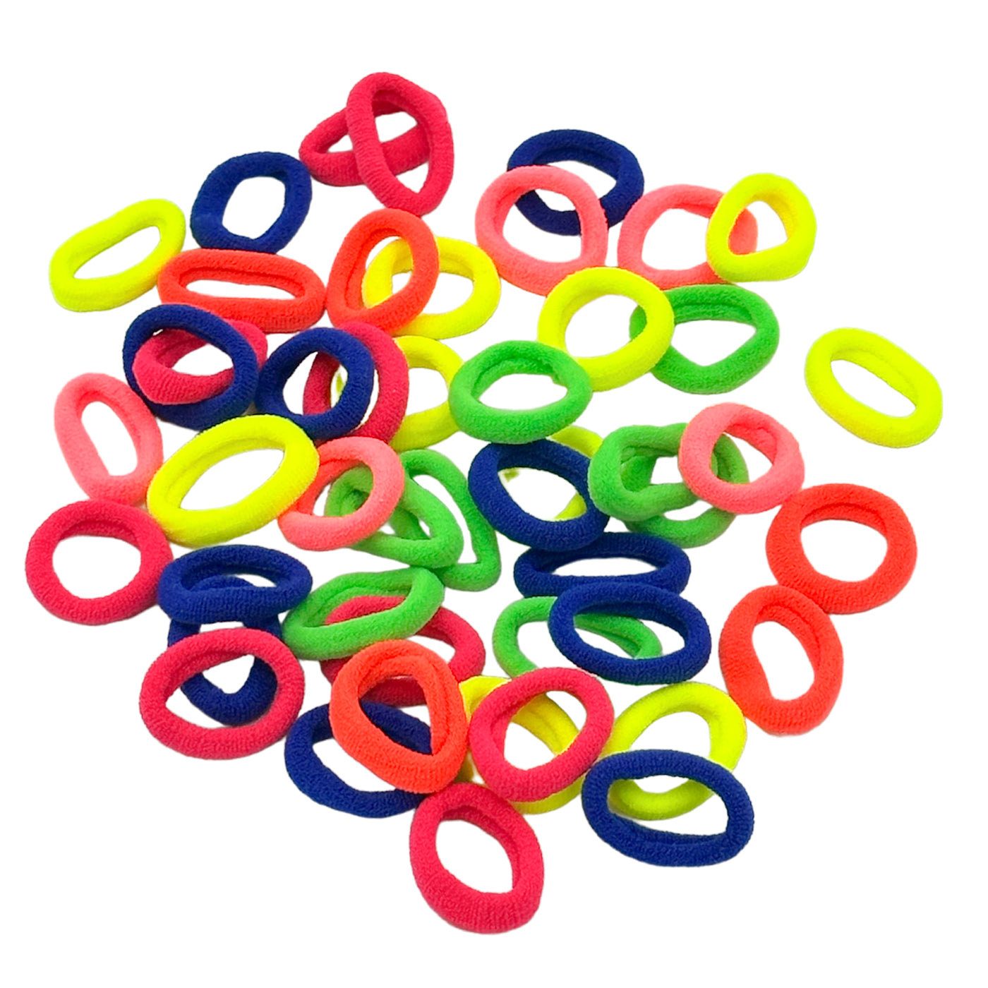 Haargummis klein (Neon | 50 Stück | 2cm) - HAARallerliebst