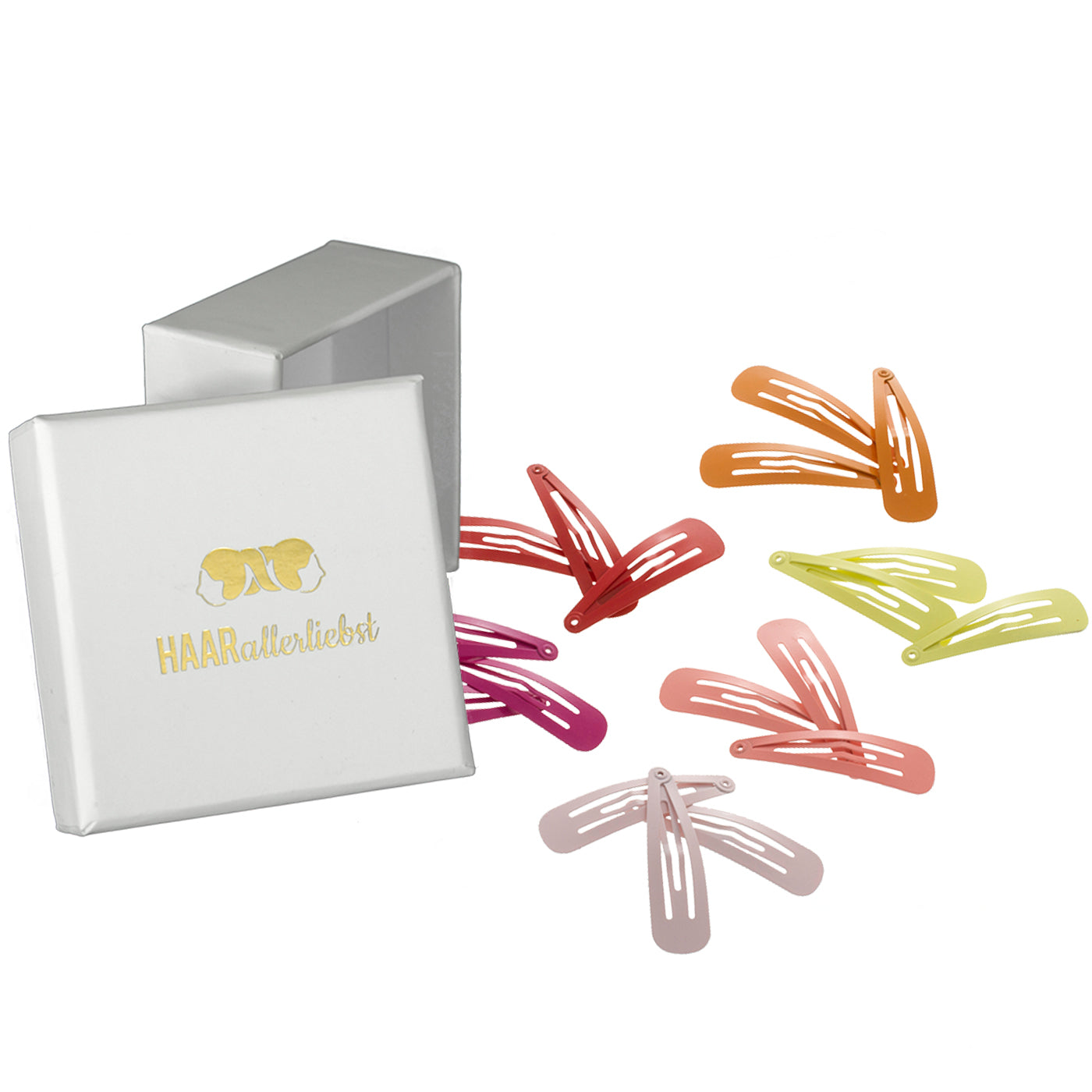 Haarspangen (Sommertöne | 18 Stück | 5cm) - HAARallerliebst