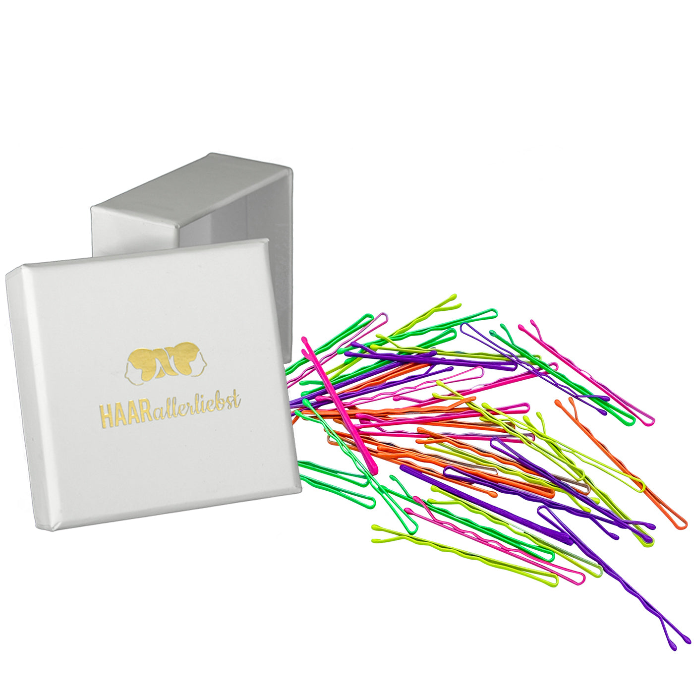 Bobby Pins (neon | 40 Stück | 5cm) - HAARallerliebst
