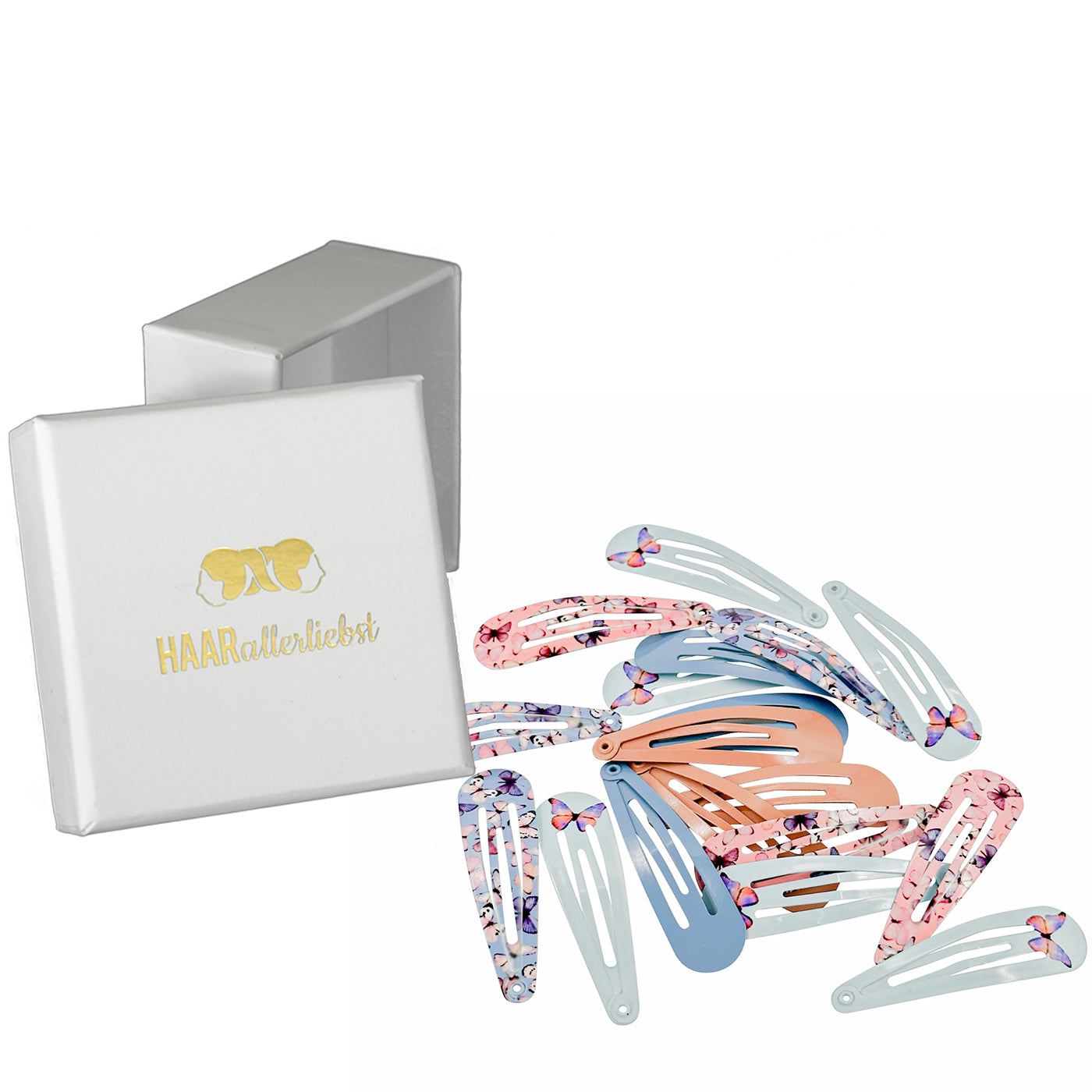 Haarspangen (Schmetterlinge | 18 Stück | 5cm) - HAARallerliebst