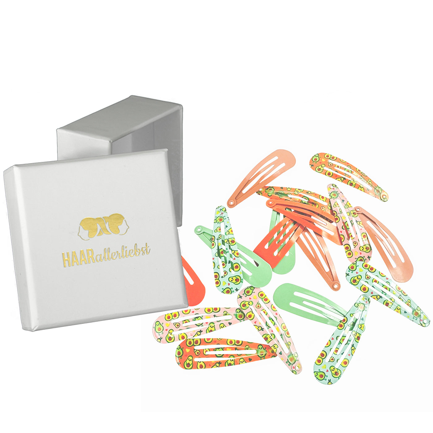 Haarspangen (Avocado | 18 Stück | 5cm) - HAARallerliebst