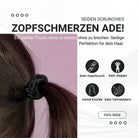 Seiden Scrunchies braun schwarz (dünn | 4 Stück) - HAARallerliebst