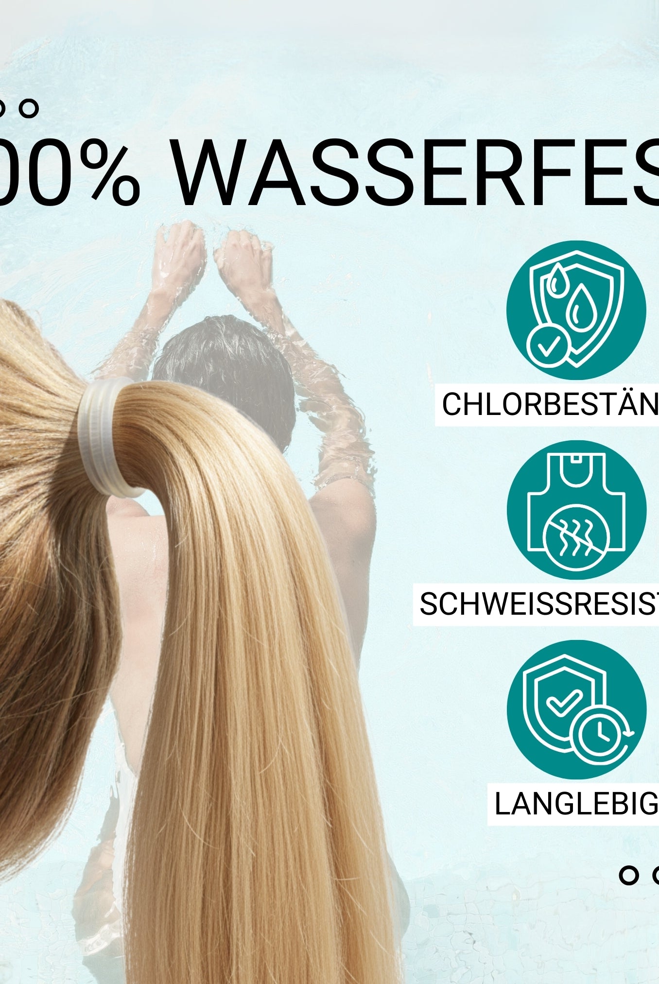 Haargummi Silikon (transparent | 9 Stück) extra starker Halt - HAARallerliebst