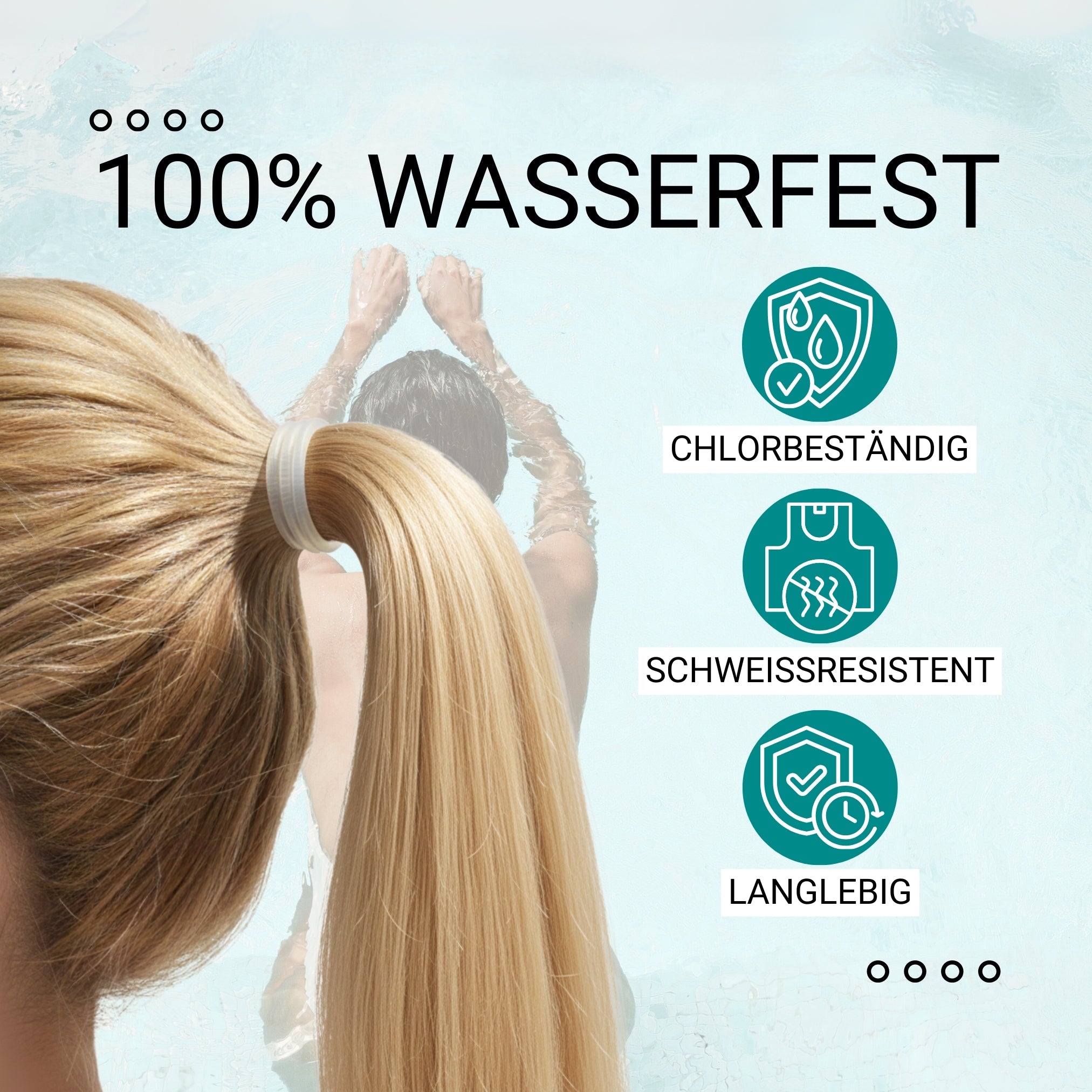 Haargummi Silikon (transparent | 9 Stück) extra starker Halt - HAARallerliebst