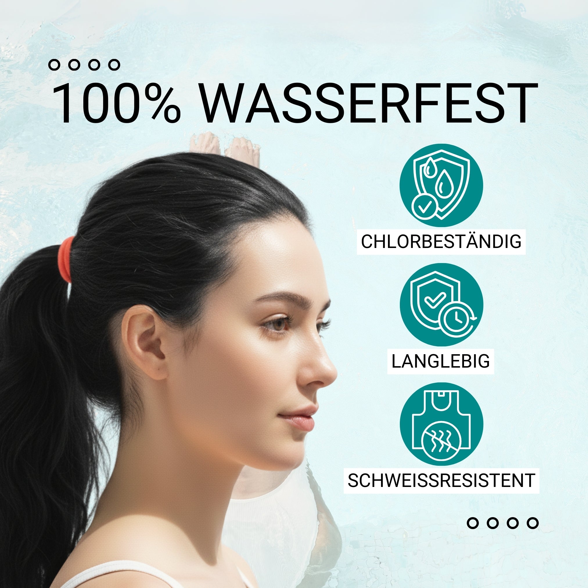 Silikon Haargummis (Lachs| 9 Stück) extra starker Halt ) - HAARallerliebst