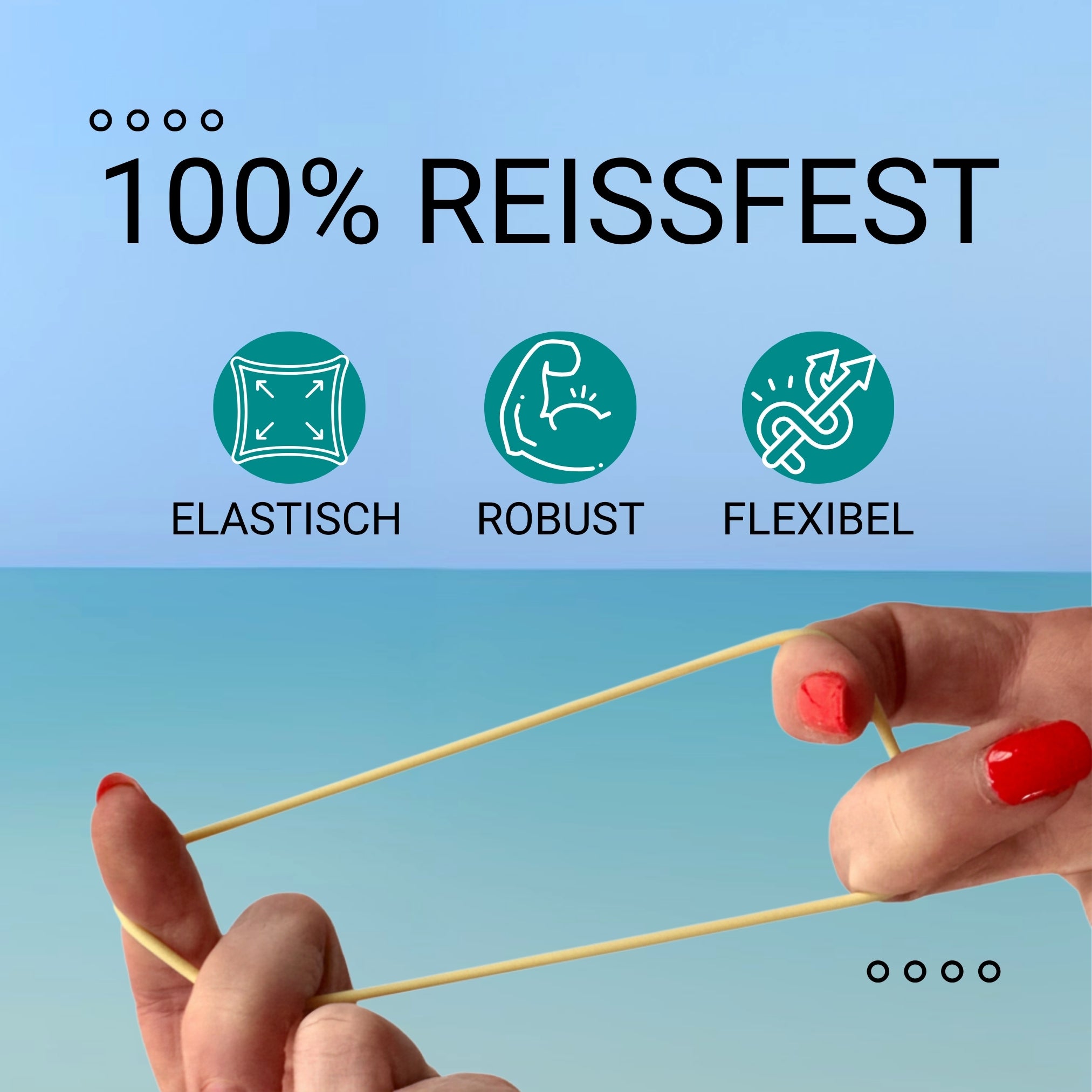 Silikon Haargummis (gelb | 9 Stück) extra starker Halt - HAARallerliebst