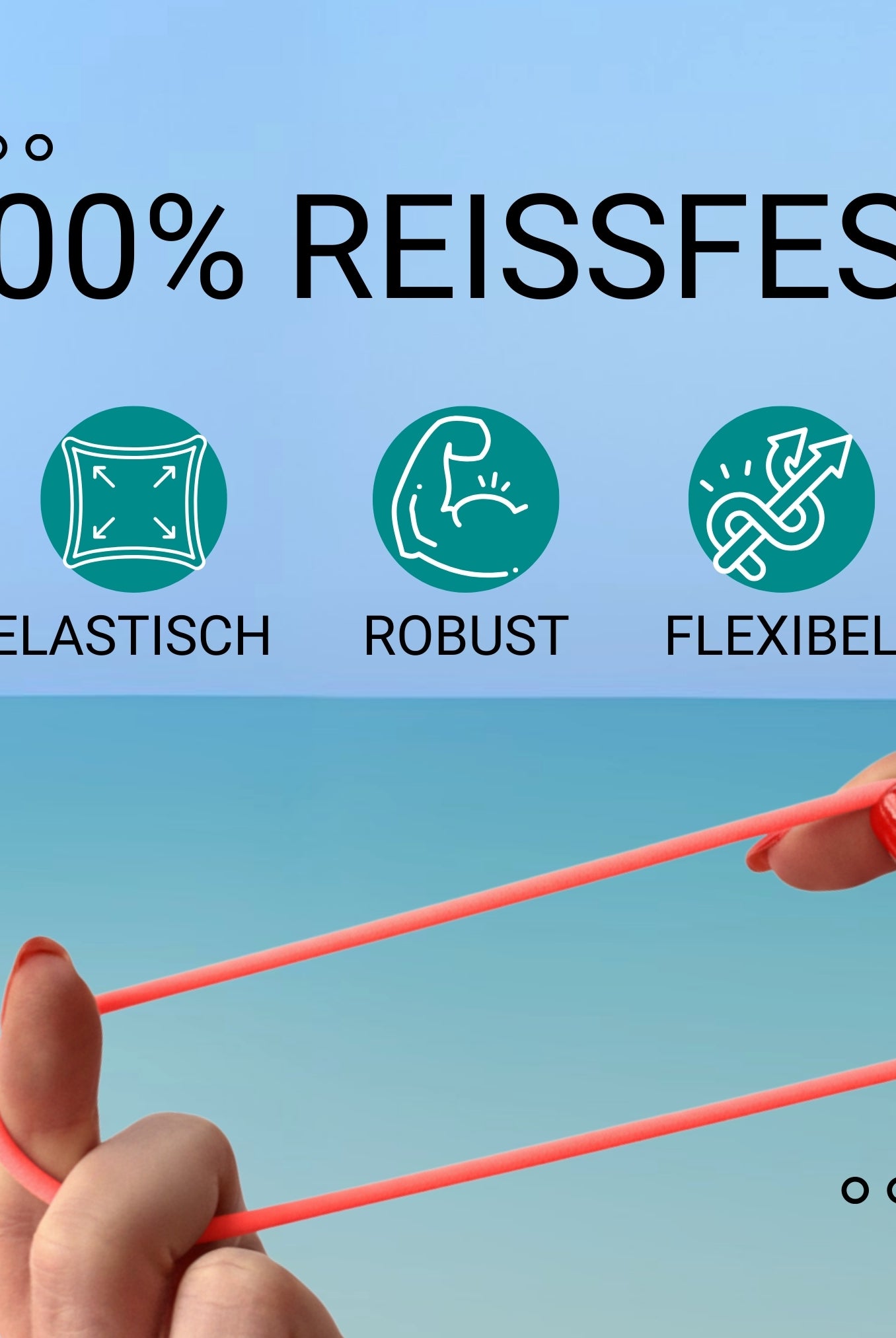 Silikon Haargummis (Lachs| 9 Stück) extra starker Halt ) - HAARallerliebst