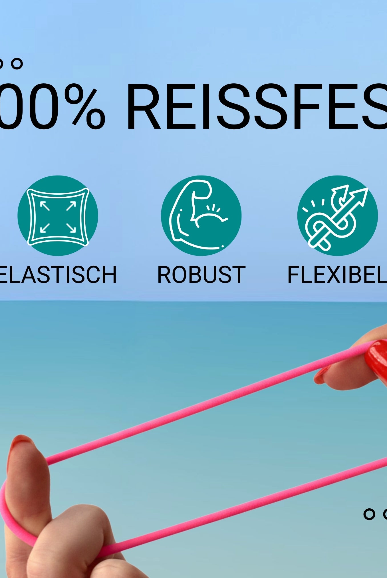 Silikon Haargummis (pink| 9 Stück) extra starker Halt - HAARallerliebst