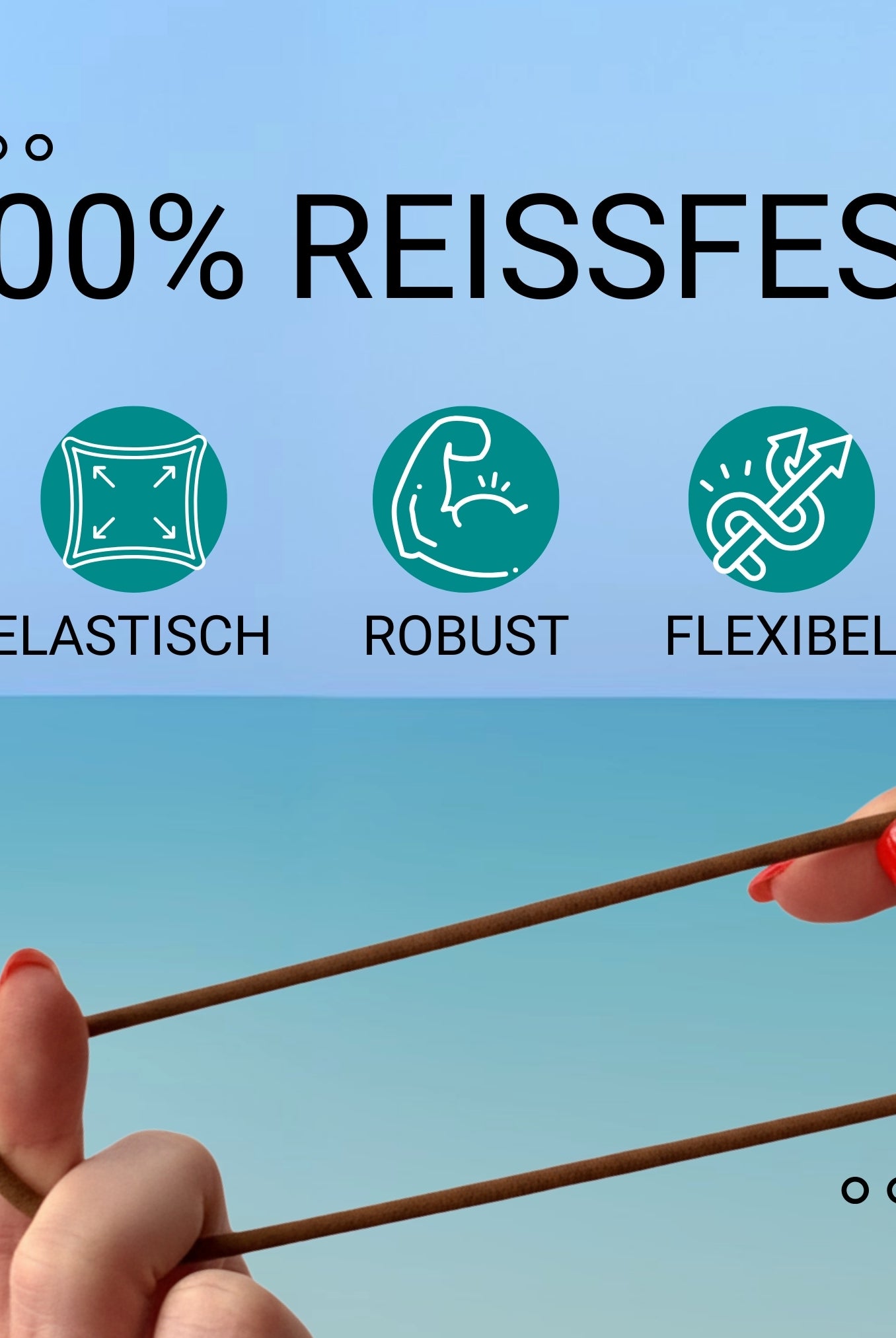 Silikon Haargummis (braun | 9 Stück) extra starker Halt - HAARallerliebst