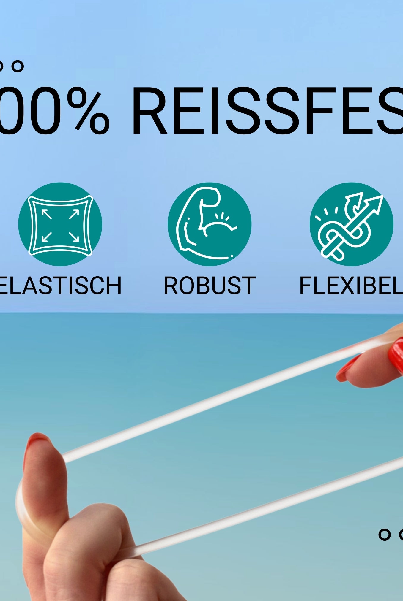 Haargummi Silikon (transparent | 9 Stück) extra starker Halt - HAARallerliebst