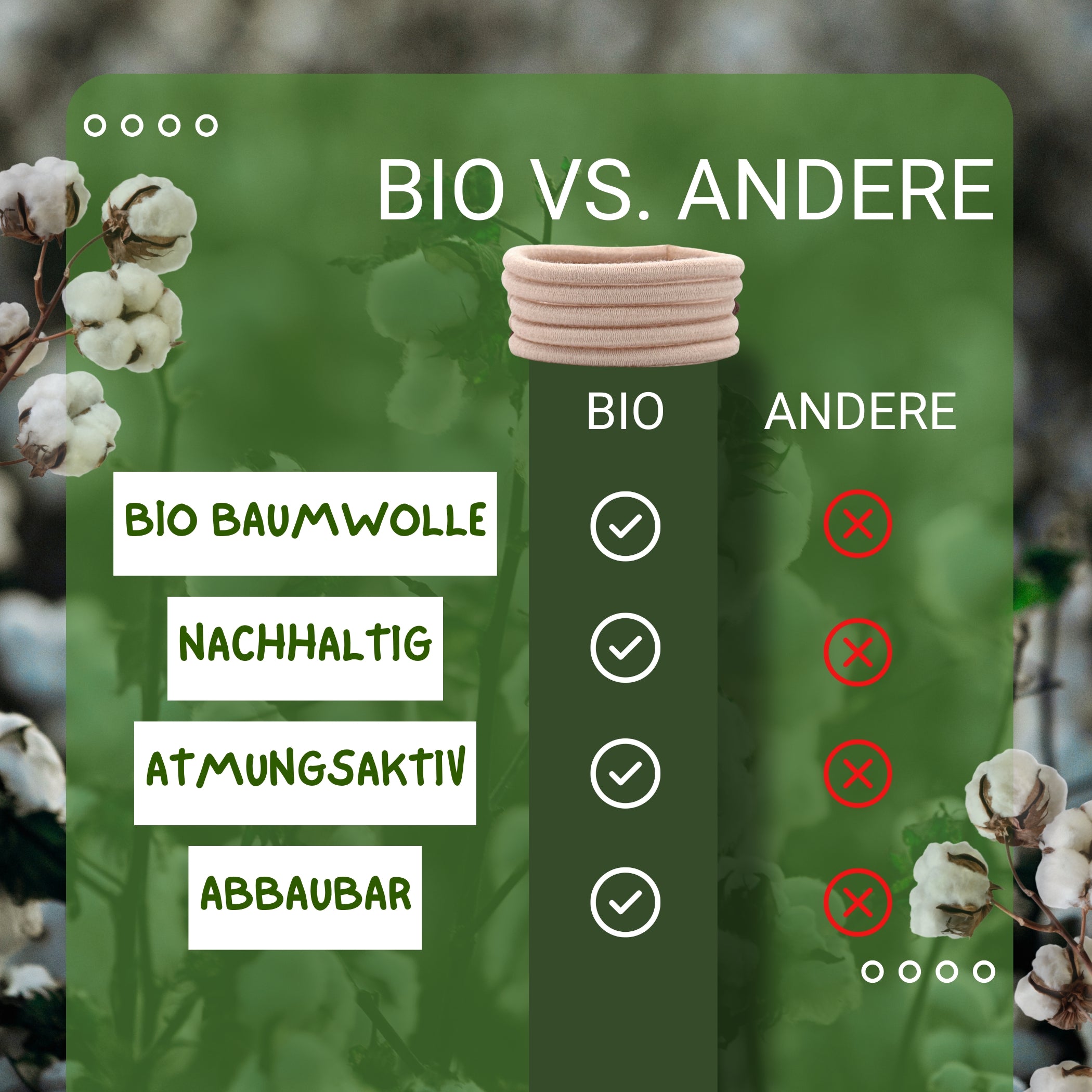 Haarallerliebst Haargummi Damen 30er Set – Haargummis soft ohne Metall aus Bio-Baumwolle & Naturkautschuk - HAARallerliebst