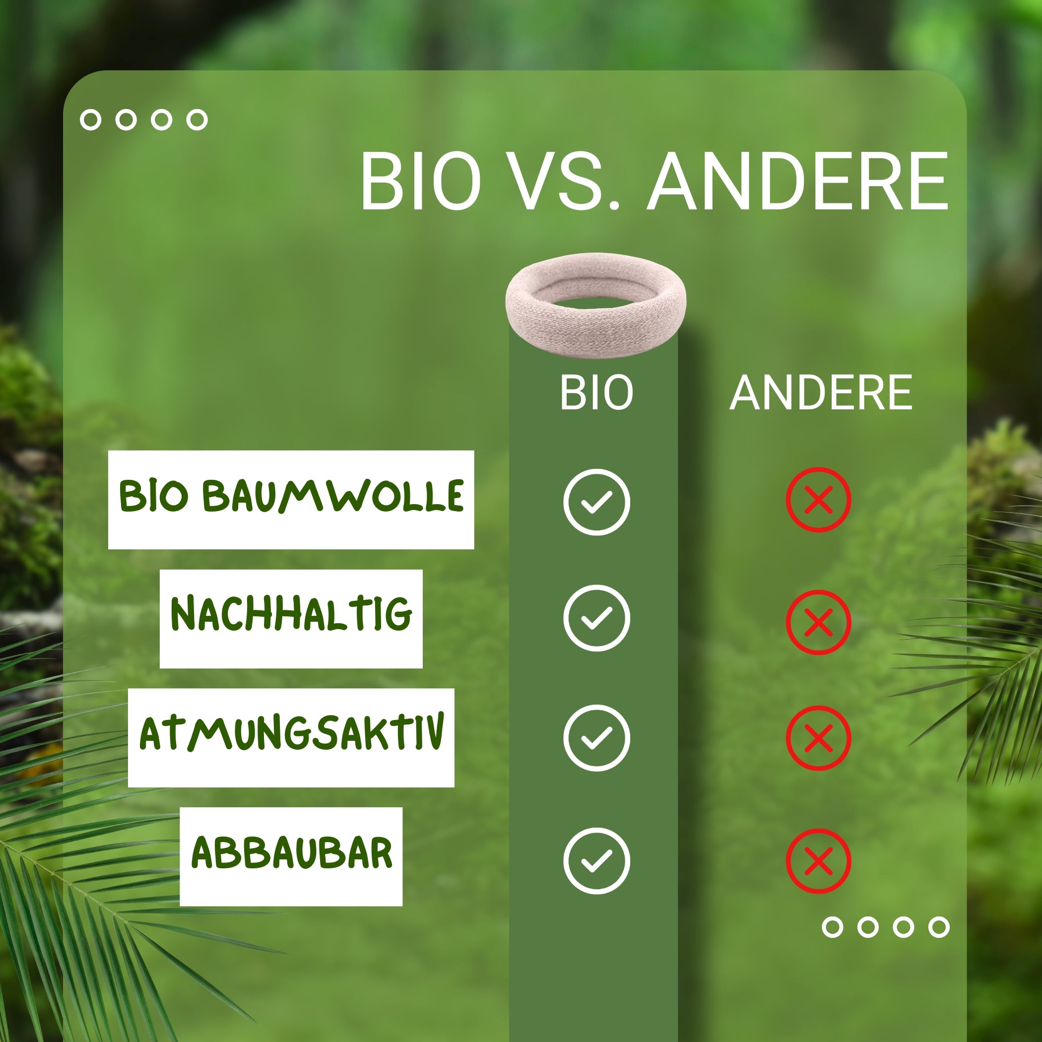 Haarallerliebst Haargummi Damen 12er Set – Haargummis soft ohne Metall aus Bio-Baumwolle & Naturkautschuk – Schonend zu Haar & Umwelt - HAARallerliebst