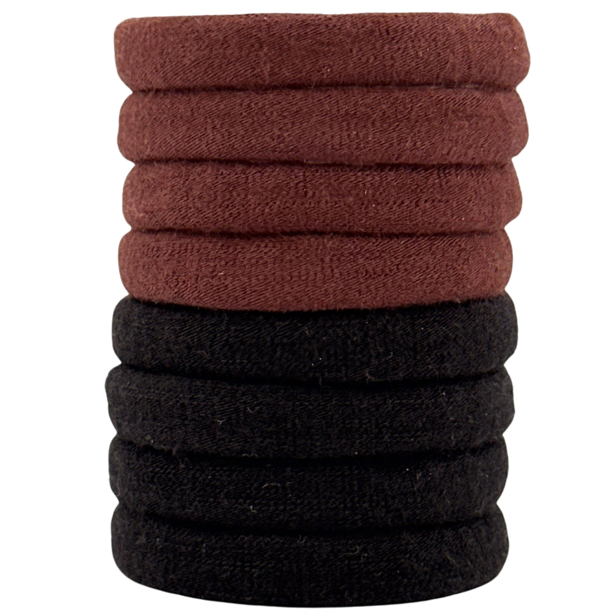 Haarallerliebst Haargummi Damen 8er Set – Haargummis soft ohne Metall aus Bio-Baumwolle - HAARallerliebst