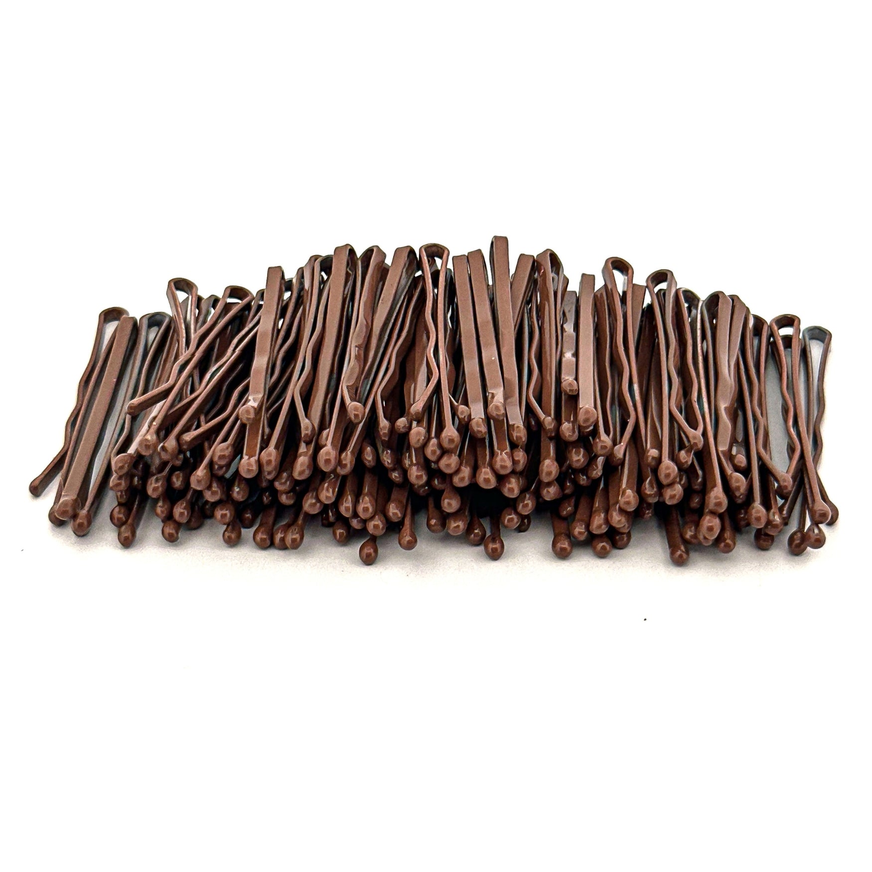 Bobby Pins mini (braun | 100 Stück | 34mm) - HAARallerliebst