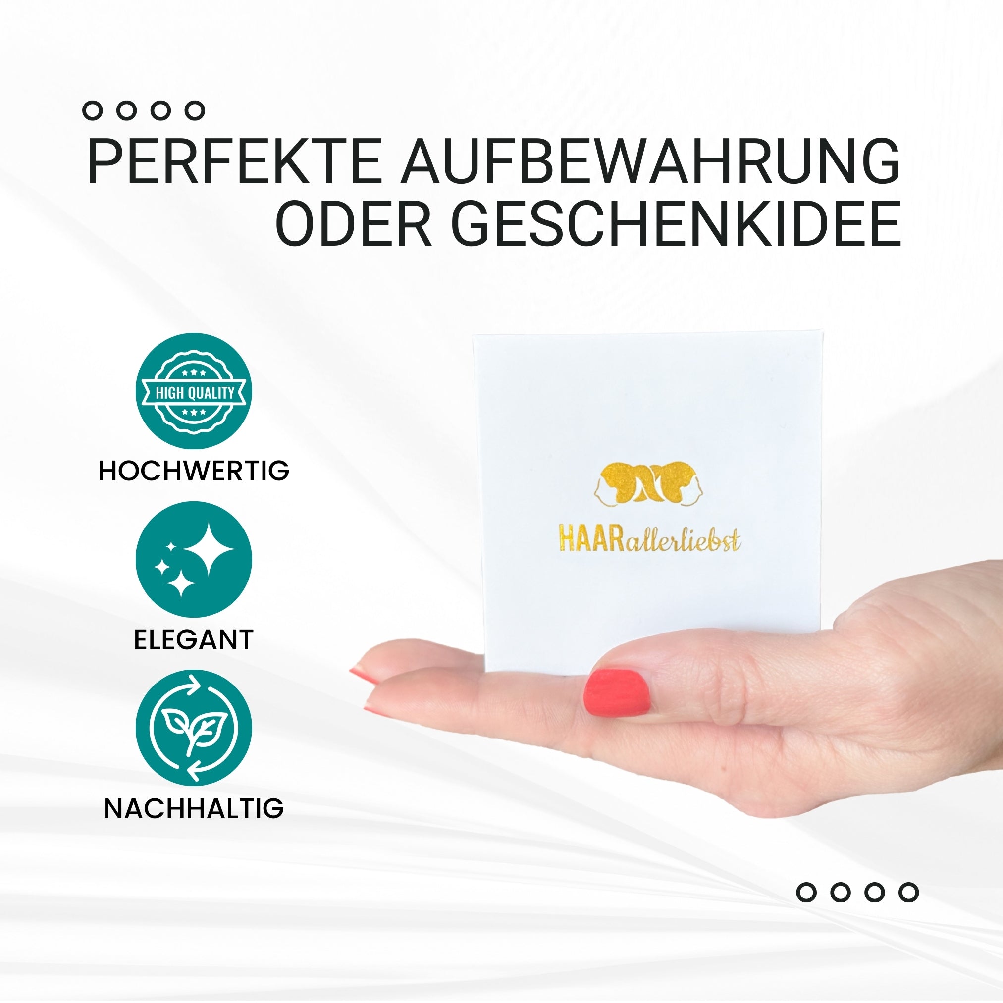 Silikon Haargummis (braun | 9 Stück) extra starker Halt - HAARallerliebst
