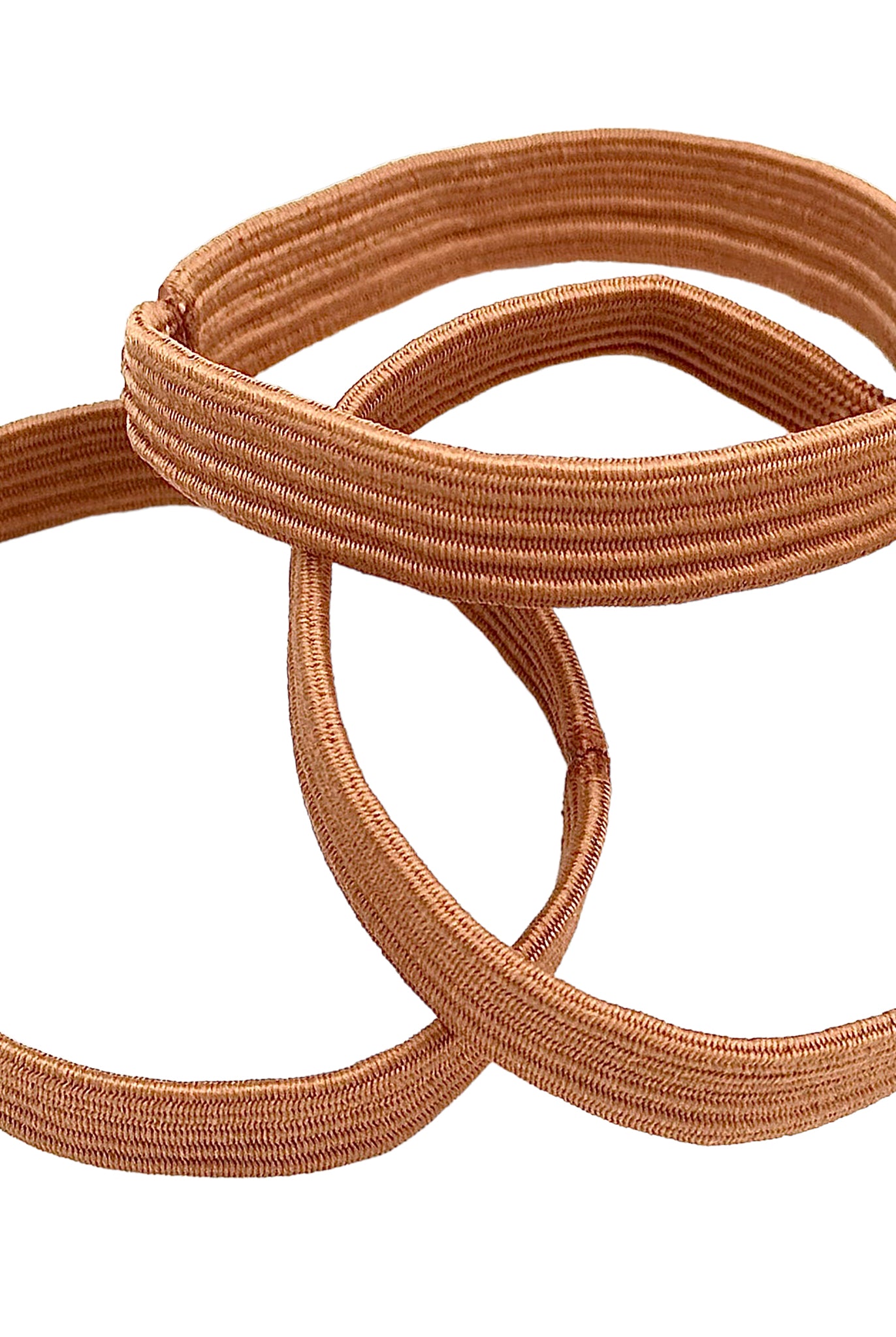 Test Haargummi Set (beige | 78 Stück | 7 Sorten) breite Haargummis - HAARallerliebst