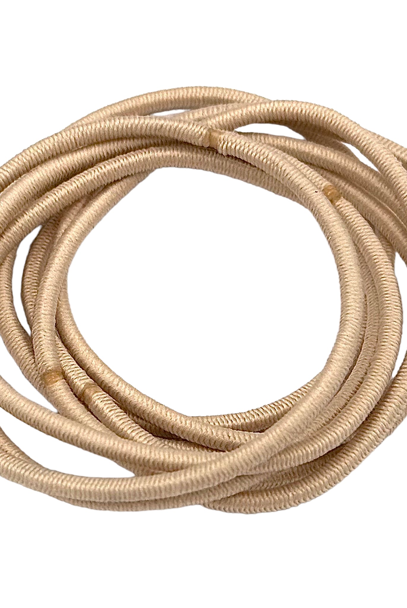 Test Haargummi Set (beige | 78 Stück | 7 Sorten) dünne Haargummis - HAARallerliebst