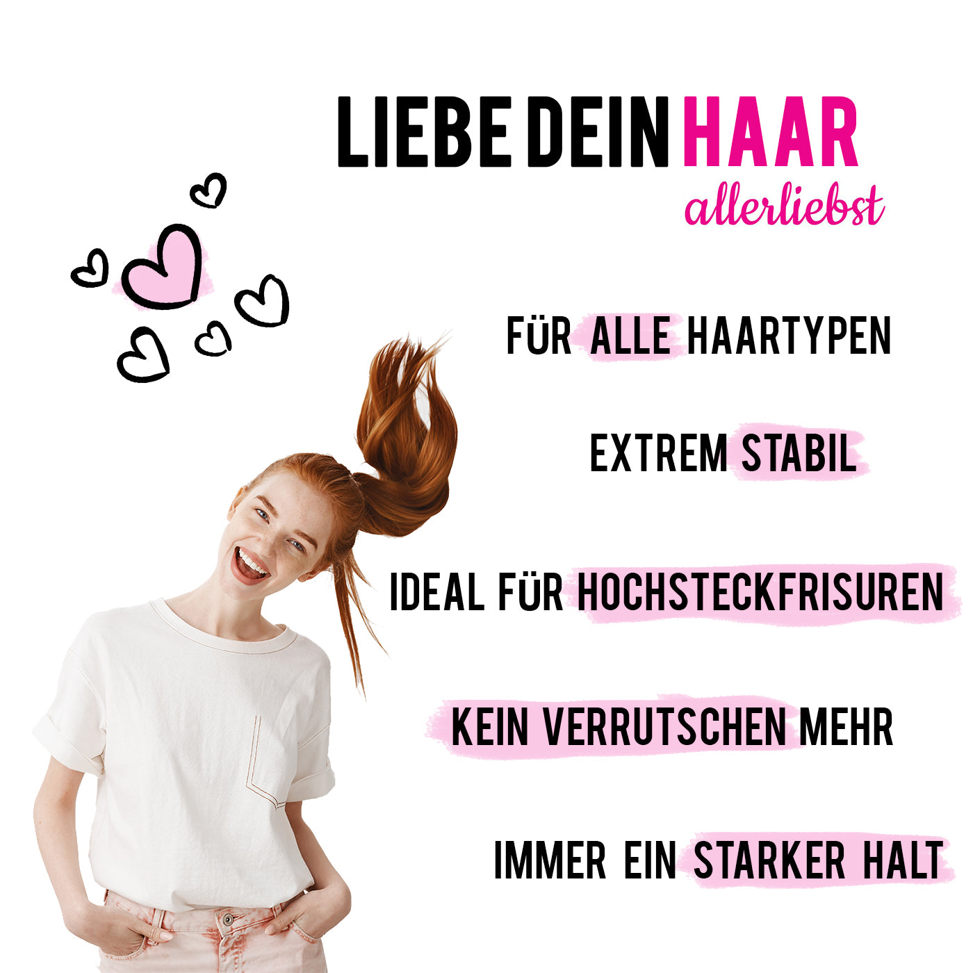 Bobby Pins gedreht (24 Stück | braun | 5cm) für ultimativen Halt - HAARallerliebst